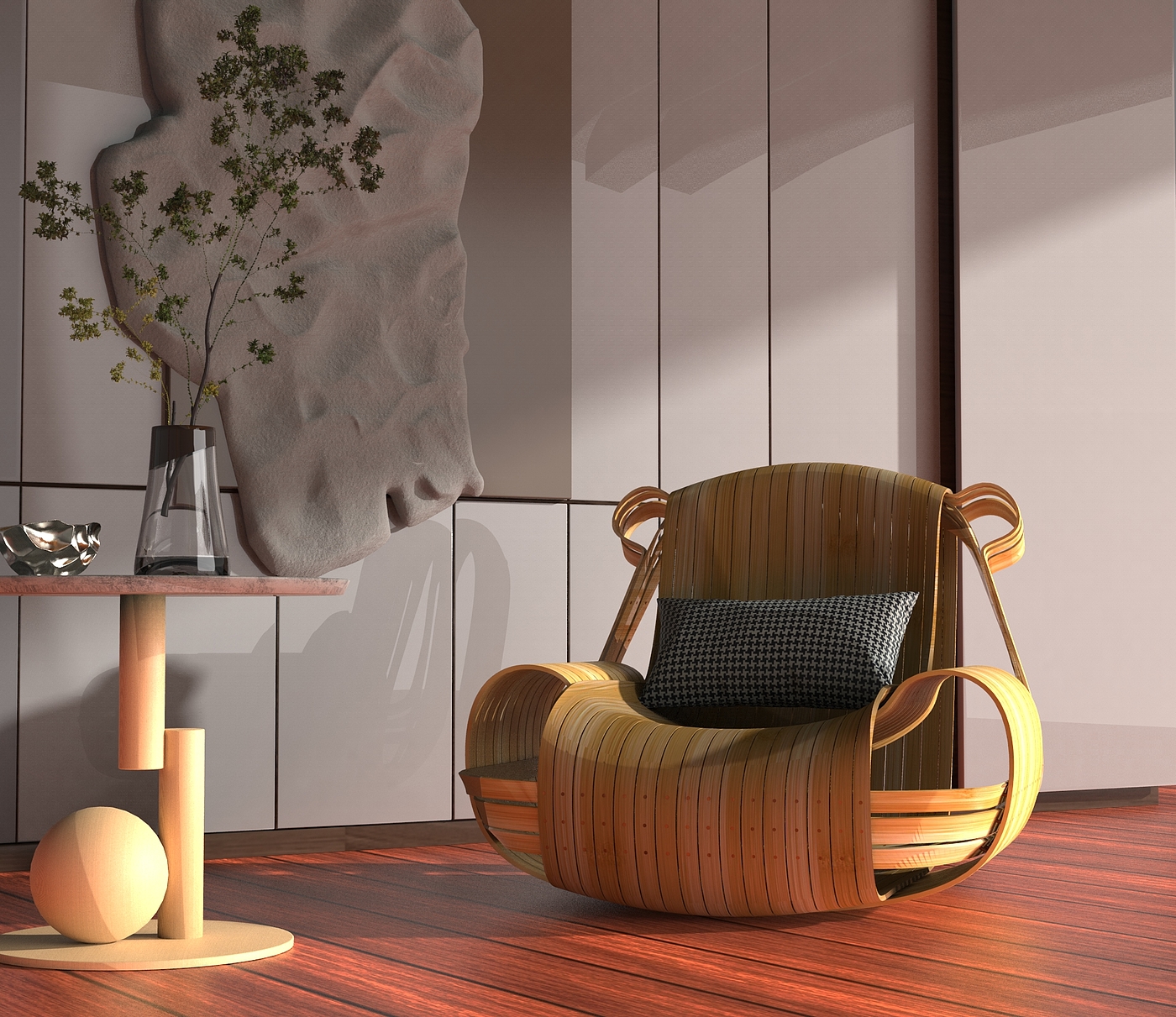 Bamboo products，furniture，chair，family，