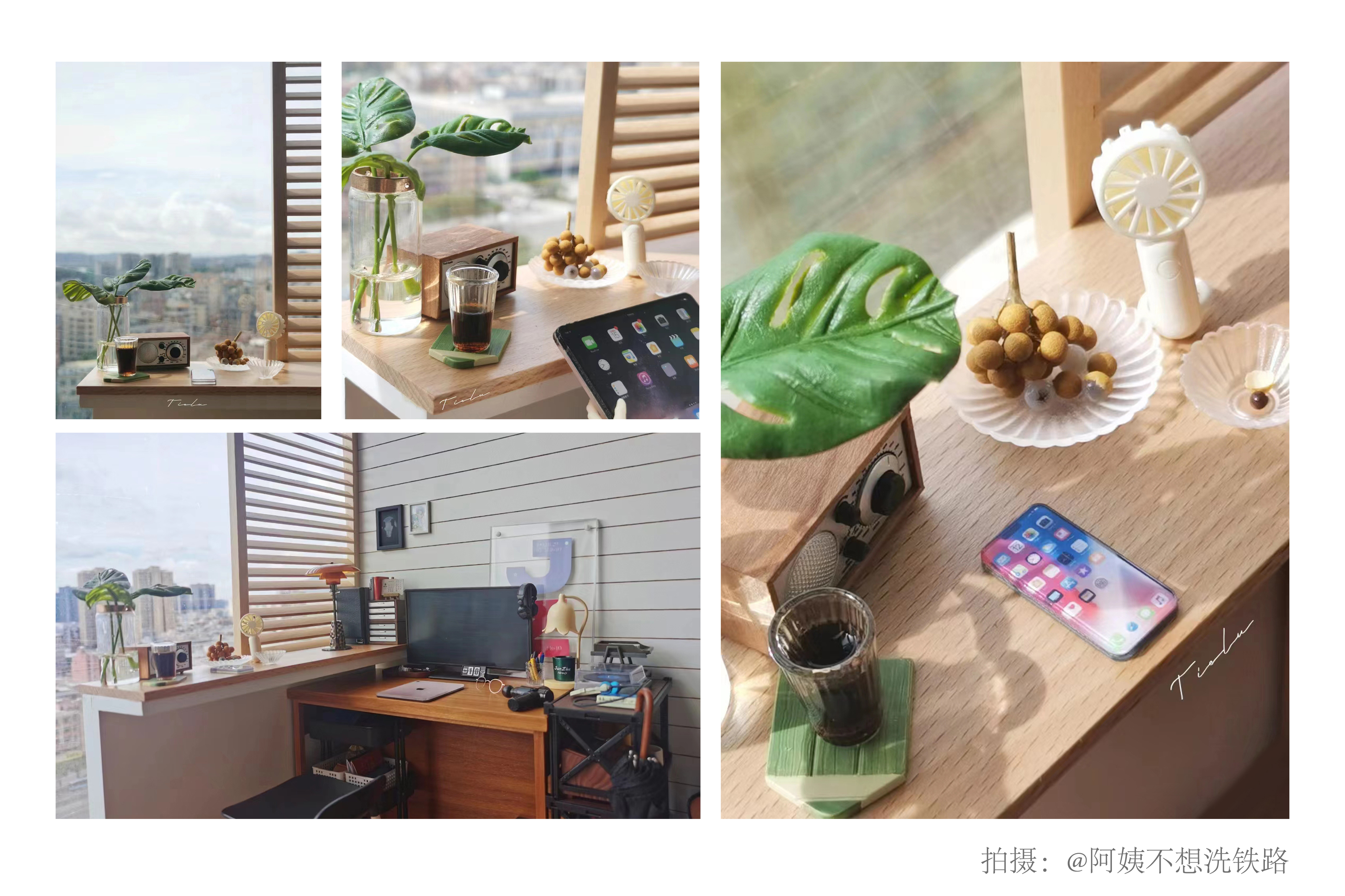 Doll House，dollhouse，Handheld fan，Miniature model，Handmade，fingertip，