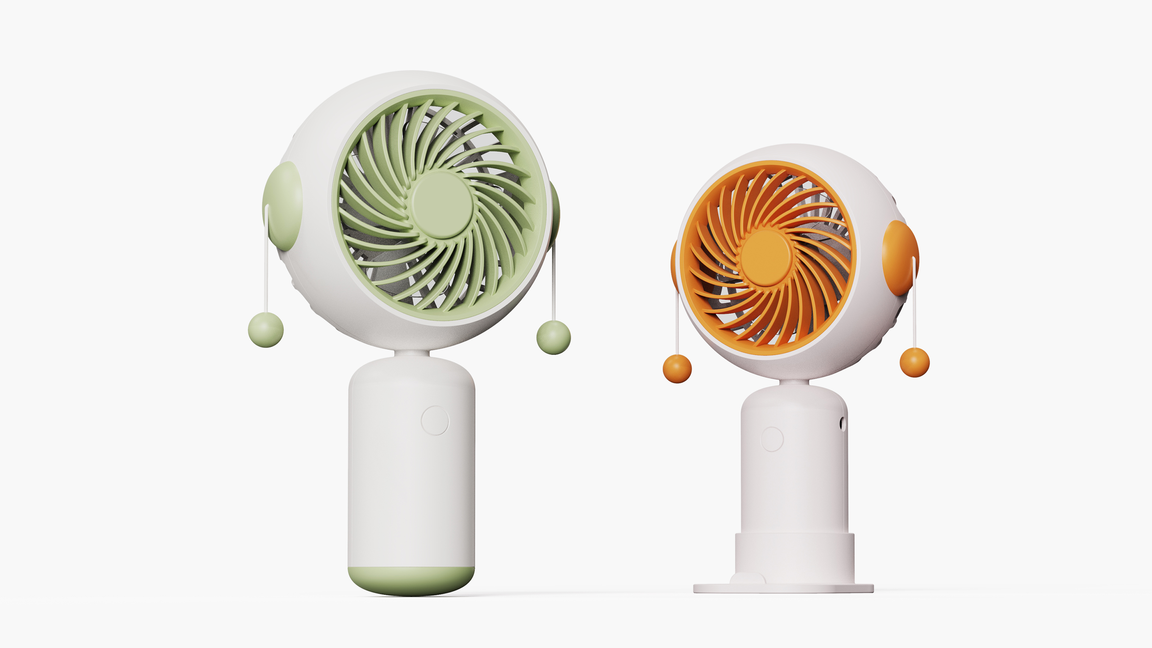 Handheld fan，Fan，drum-shaped rattle，industrial design，Handheld fan，Fan，drum-shaped rattle，industrial design，