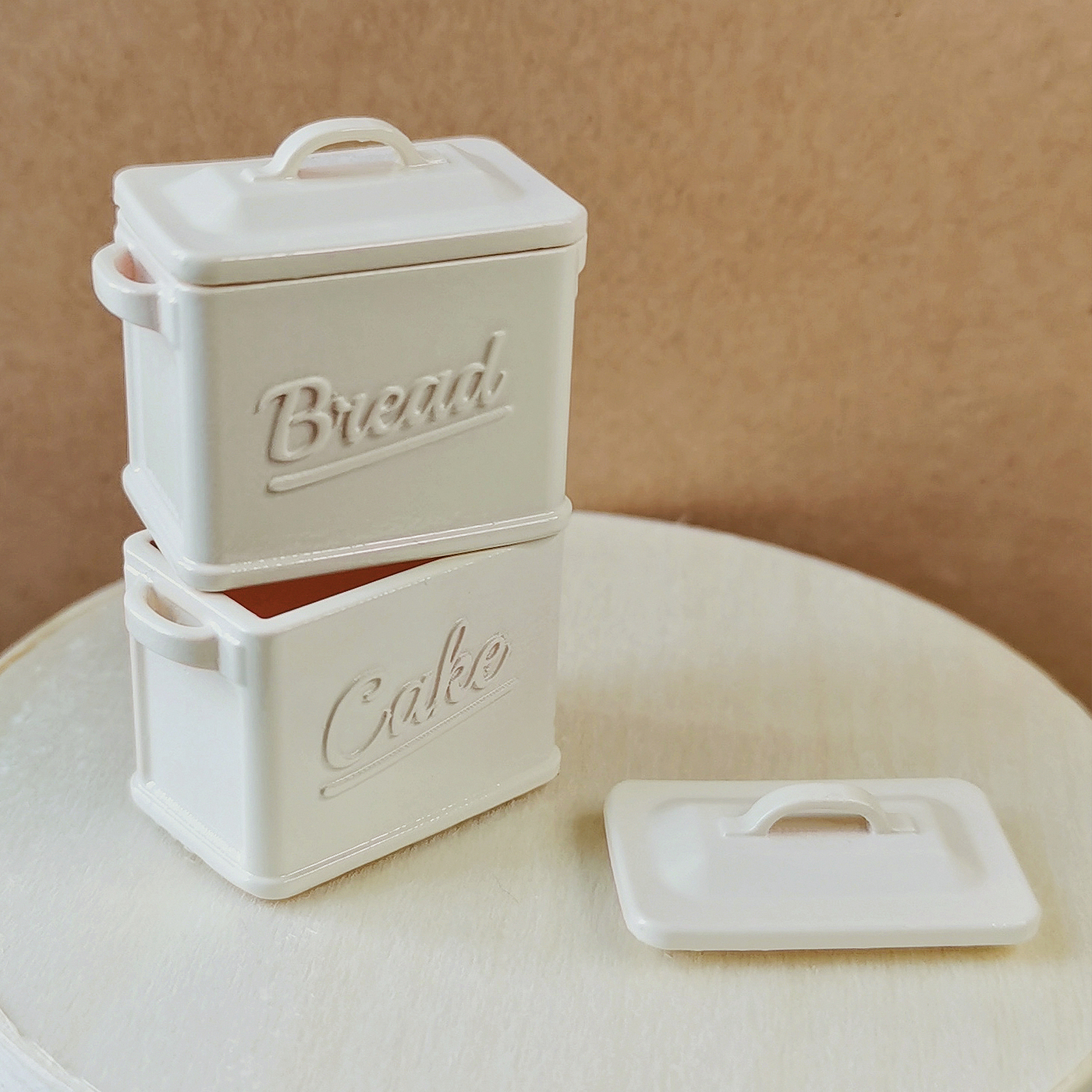 Doll House，dollhouse，Bread box，Coffee bean storage box，Miniature model，Handmade，fingertip，