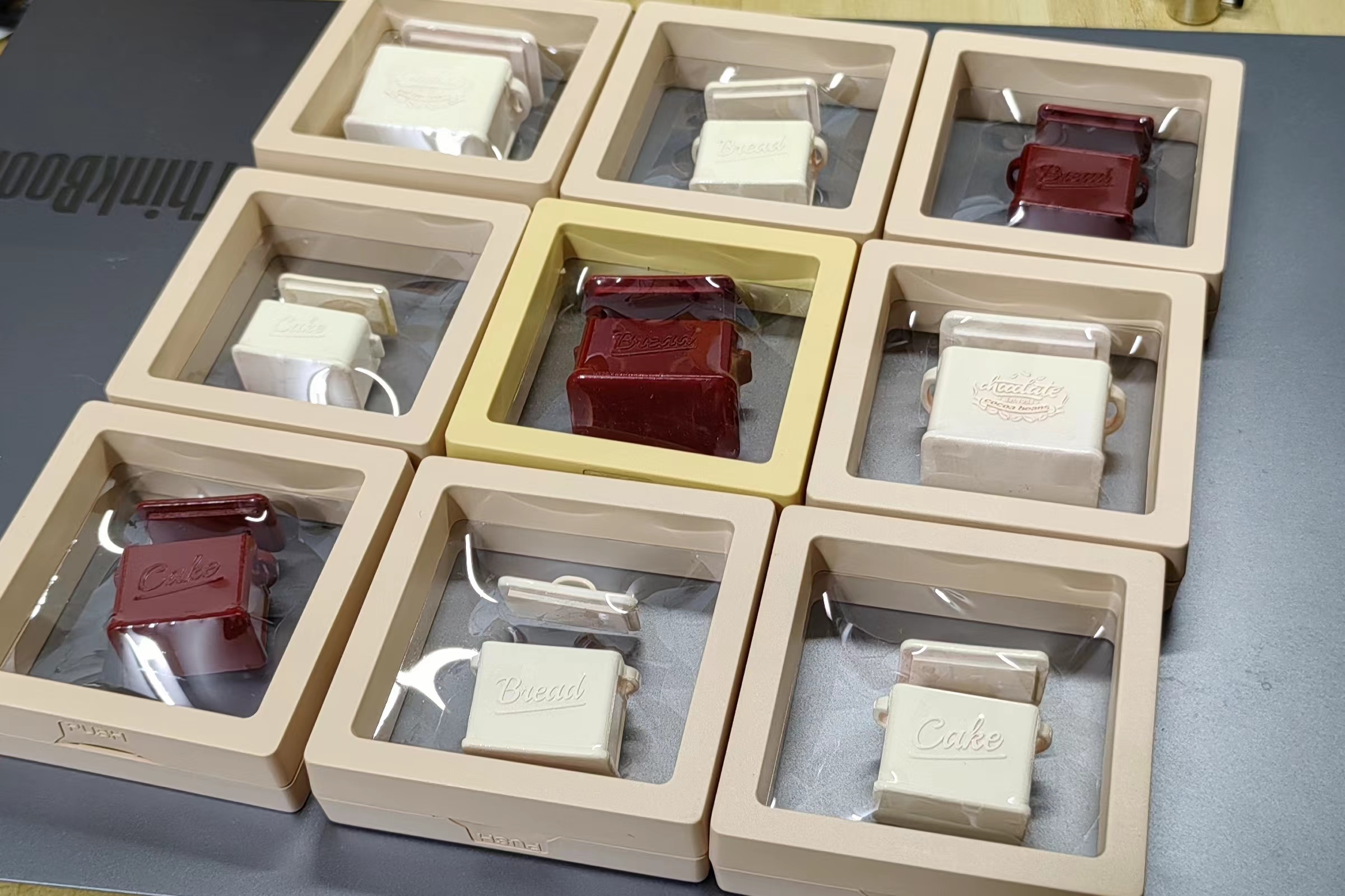 Doll House，dollhouse，Bread box，Coffee bean storage box，Miniature model，Handmade，fingertip，