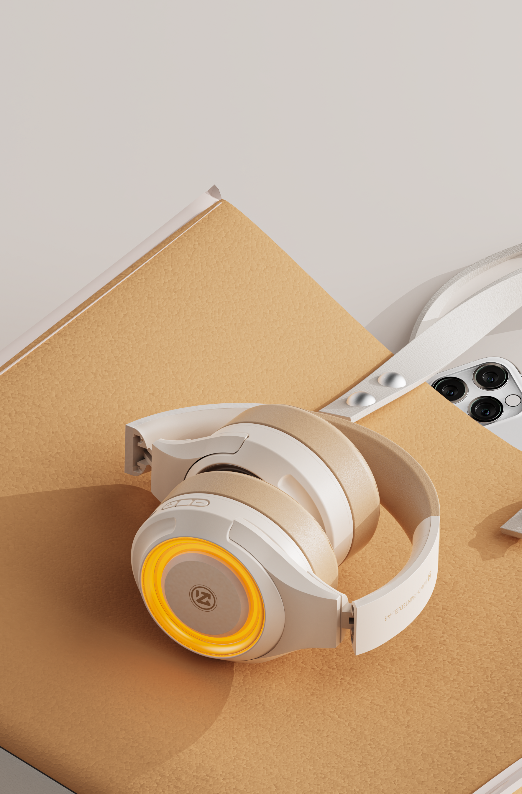 Original rendering，Electronics，Product rendering，Bluetooth headset，Headset Bluetooth headset，three-dimensional，online retailers，electronic product，