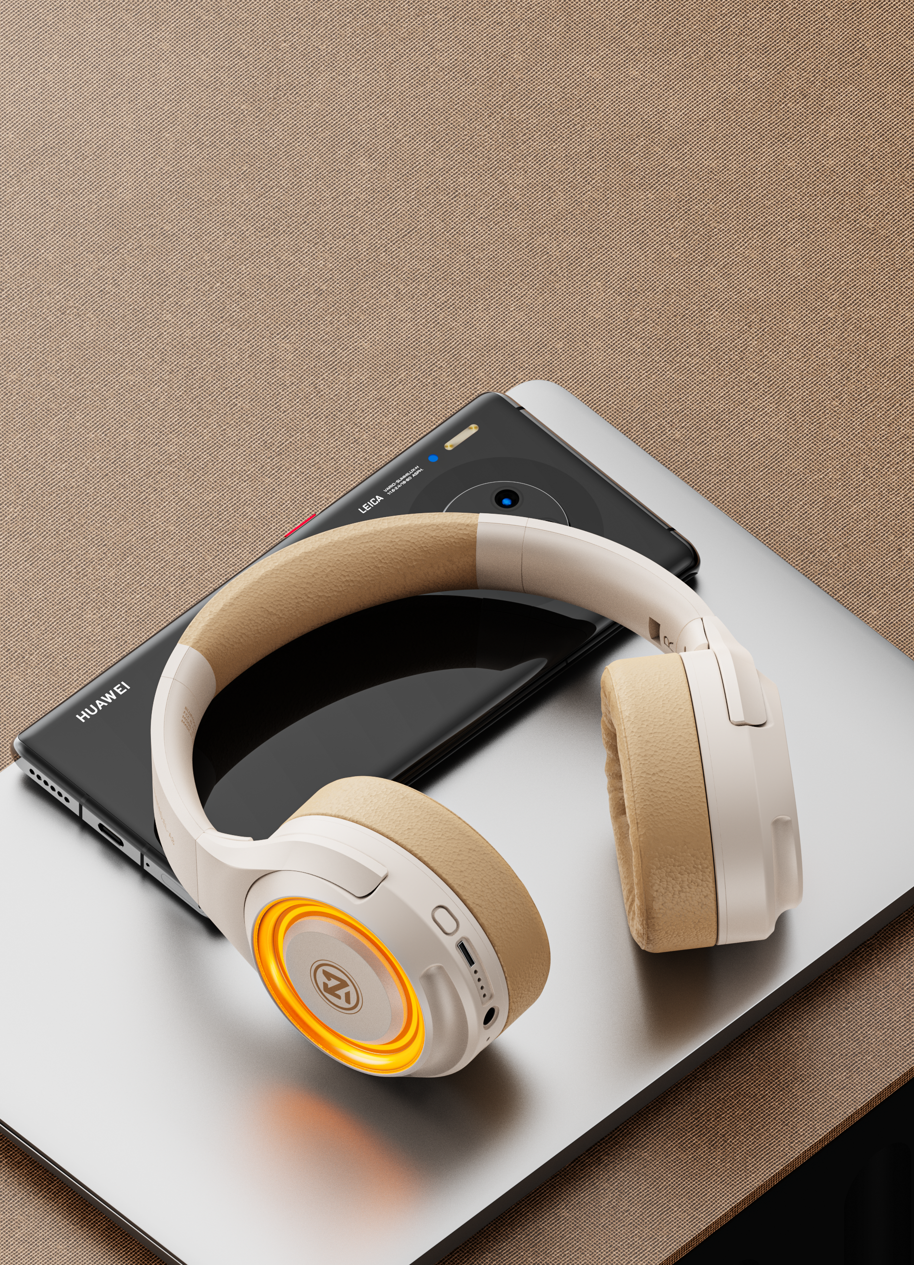 Original rendering，Electronics，Product rendering，Bluetooth headset，Headset Bluetooth headset，three-dimensional，online retailers，electronic product，