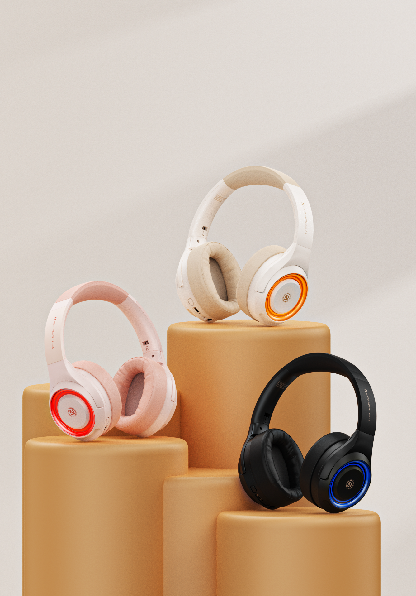 Original rendering，Electronics，Product rendering，Bluetooth headset，Headset Bluetooth headset，three-dimensional，online retailers，electronic product，