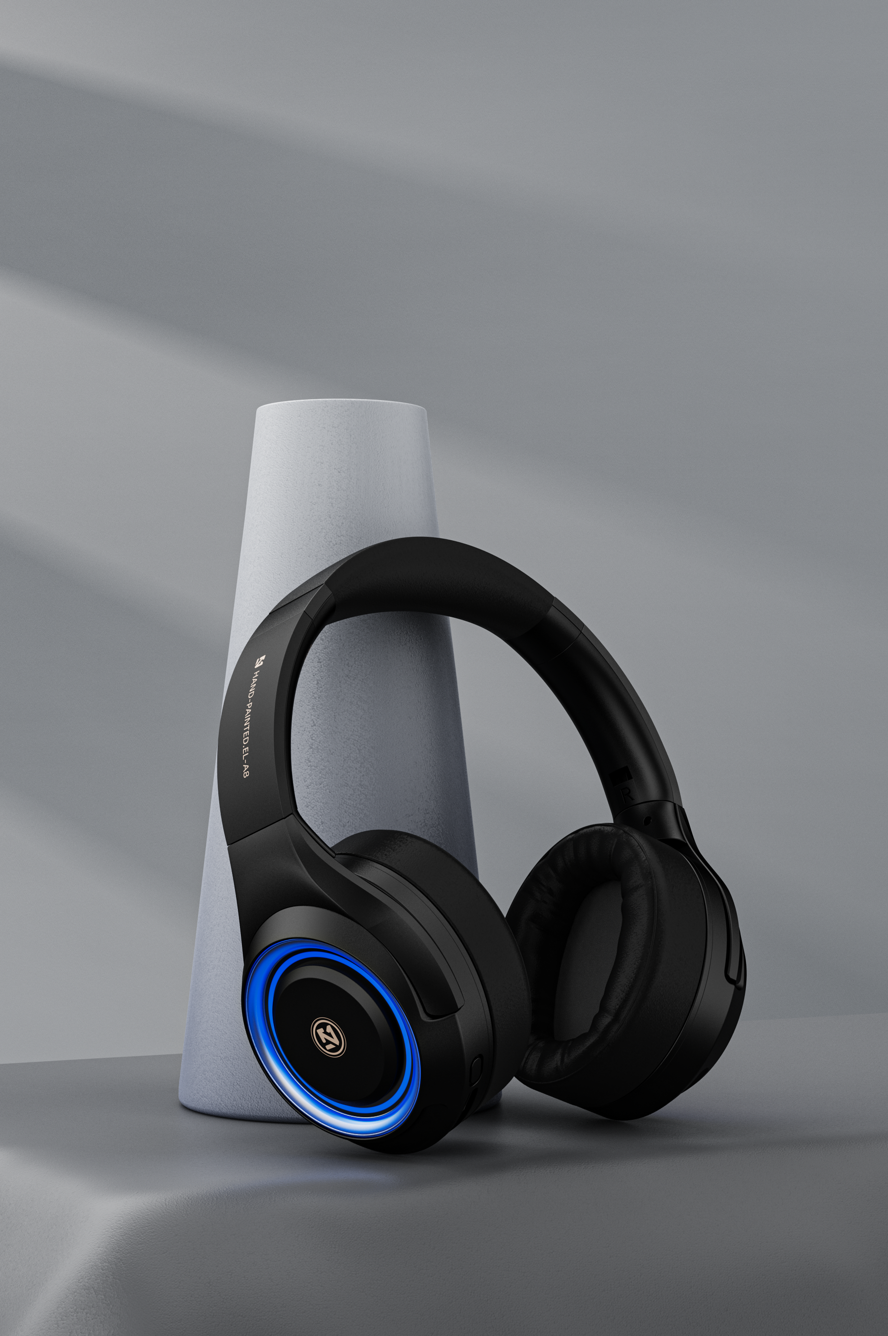 Original rendering，Electronics，Product rendering，Bluetooth headset，Headset Bluetooth headset，three-dimensional，online retailers，electronic product，