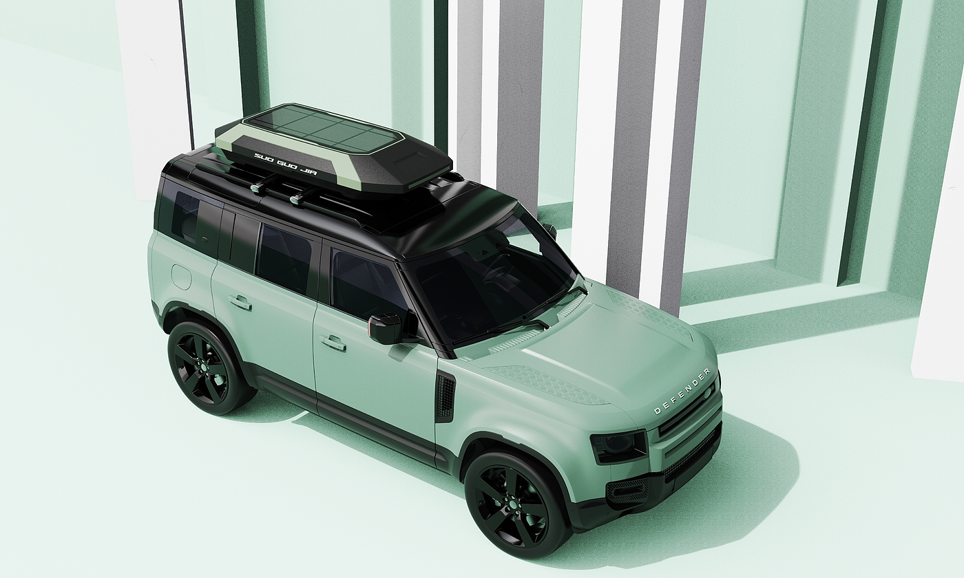 Vehicle-mounted supplies · Roof box，