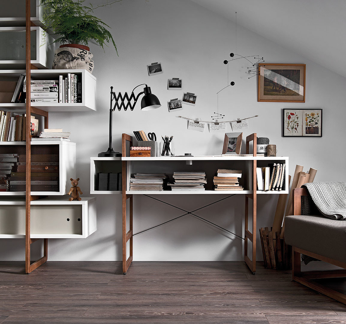 家具，家居，北欧，木质，文艺，书柜，