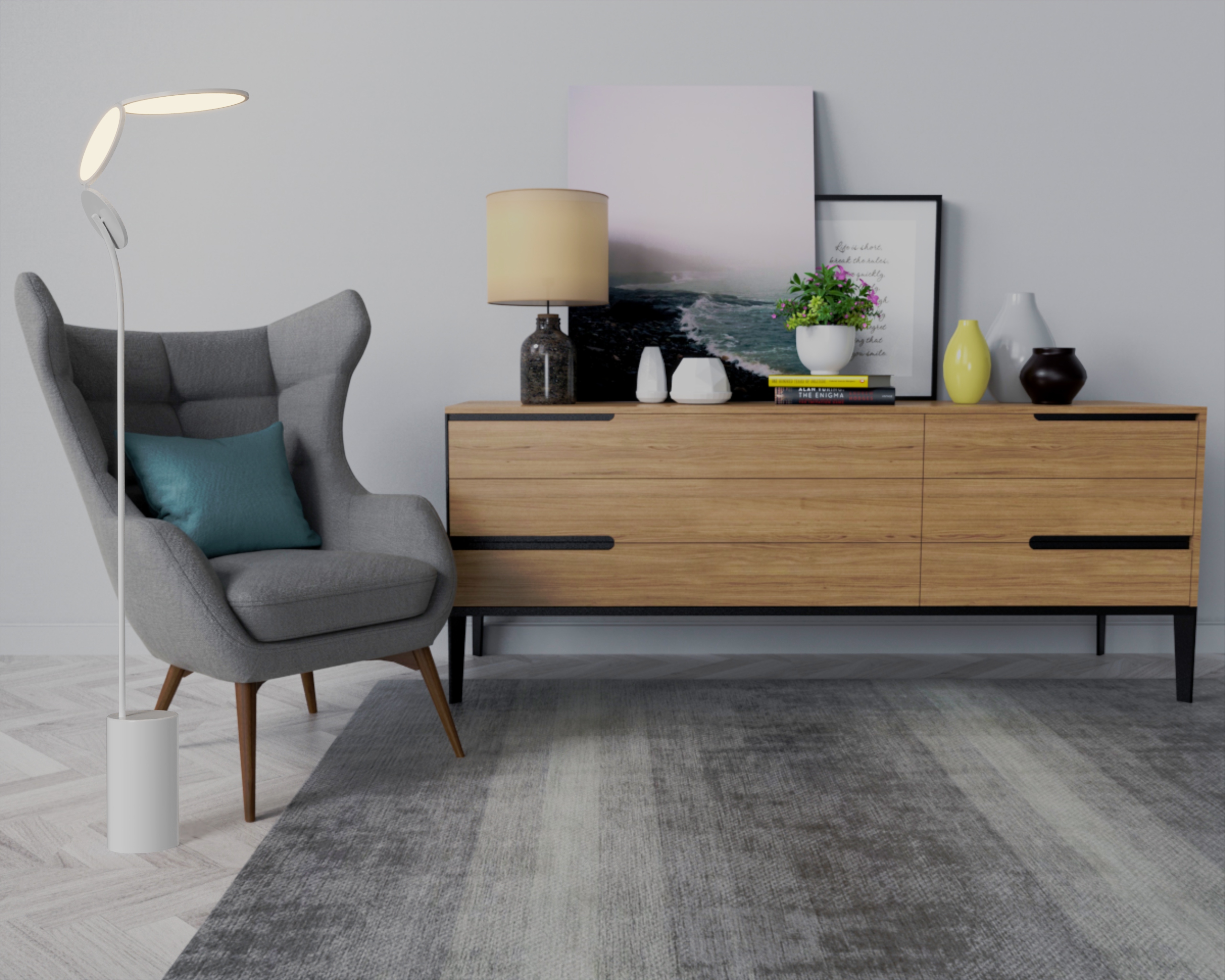 Italian style，modern，originality，Floor lamp design，lighting，