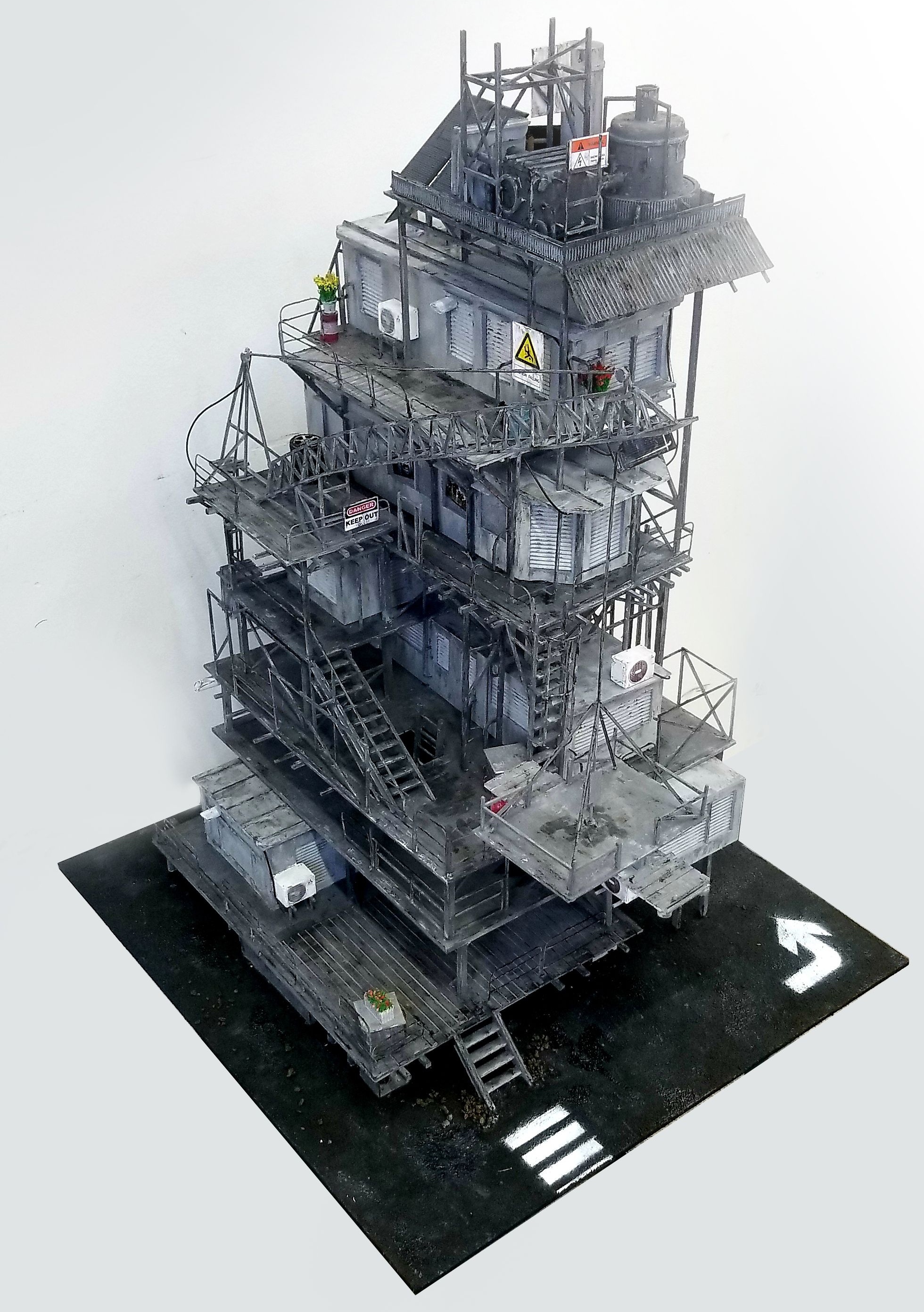 Film and television scene model，Movie scene，Model making，Miniature model，Garage Kit，Film and television art design，