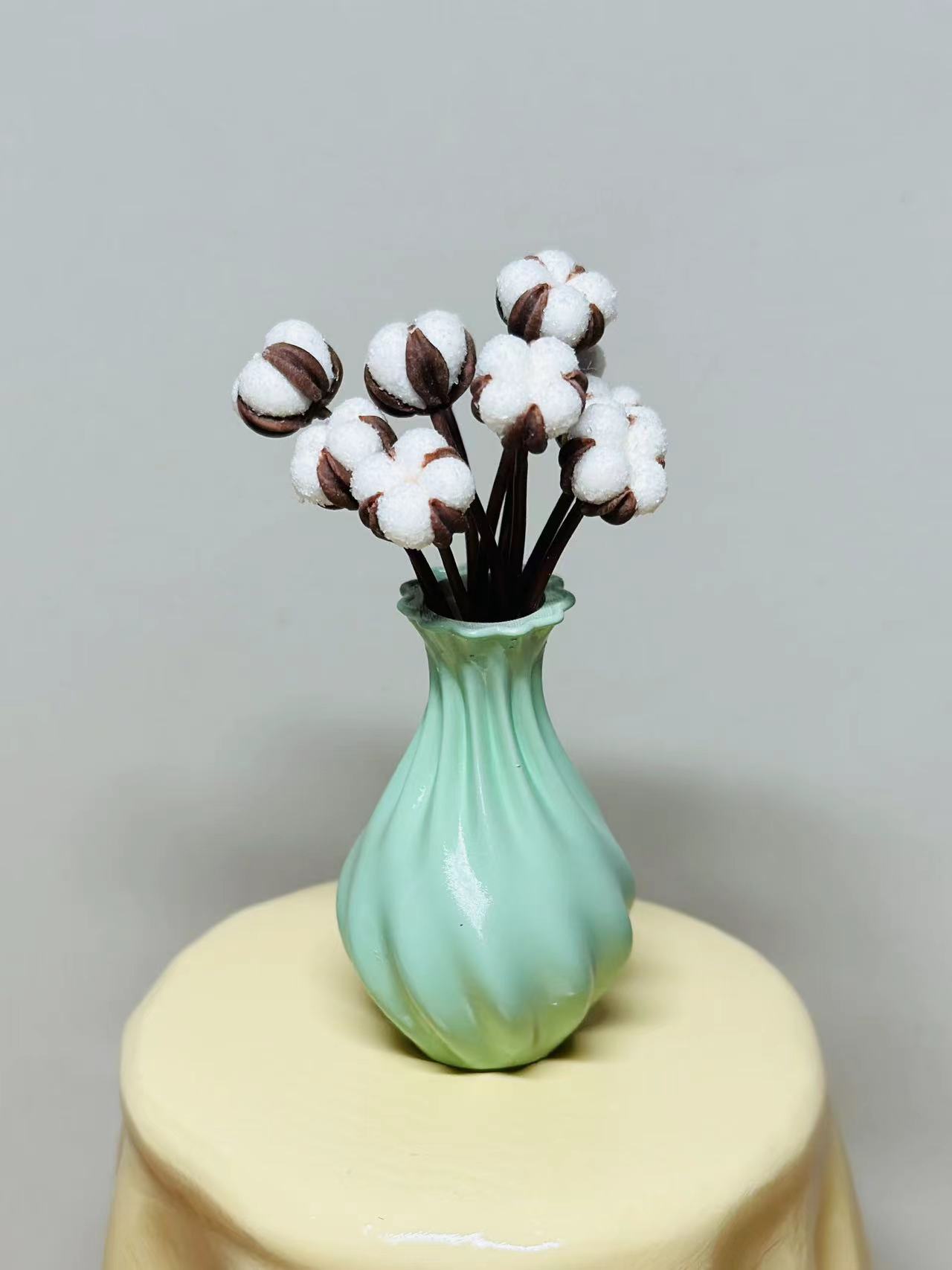 Doll House，dollhouse，vase，Handmade，Miniature model，fingertip，