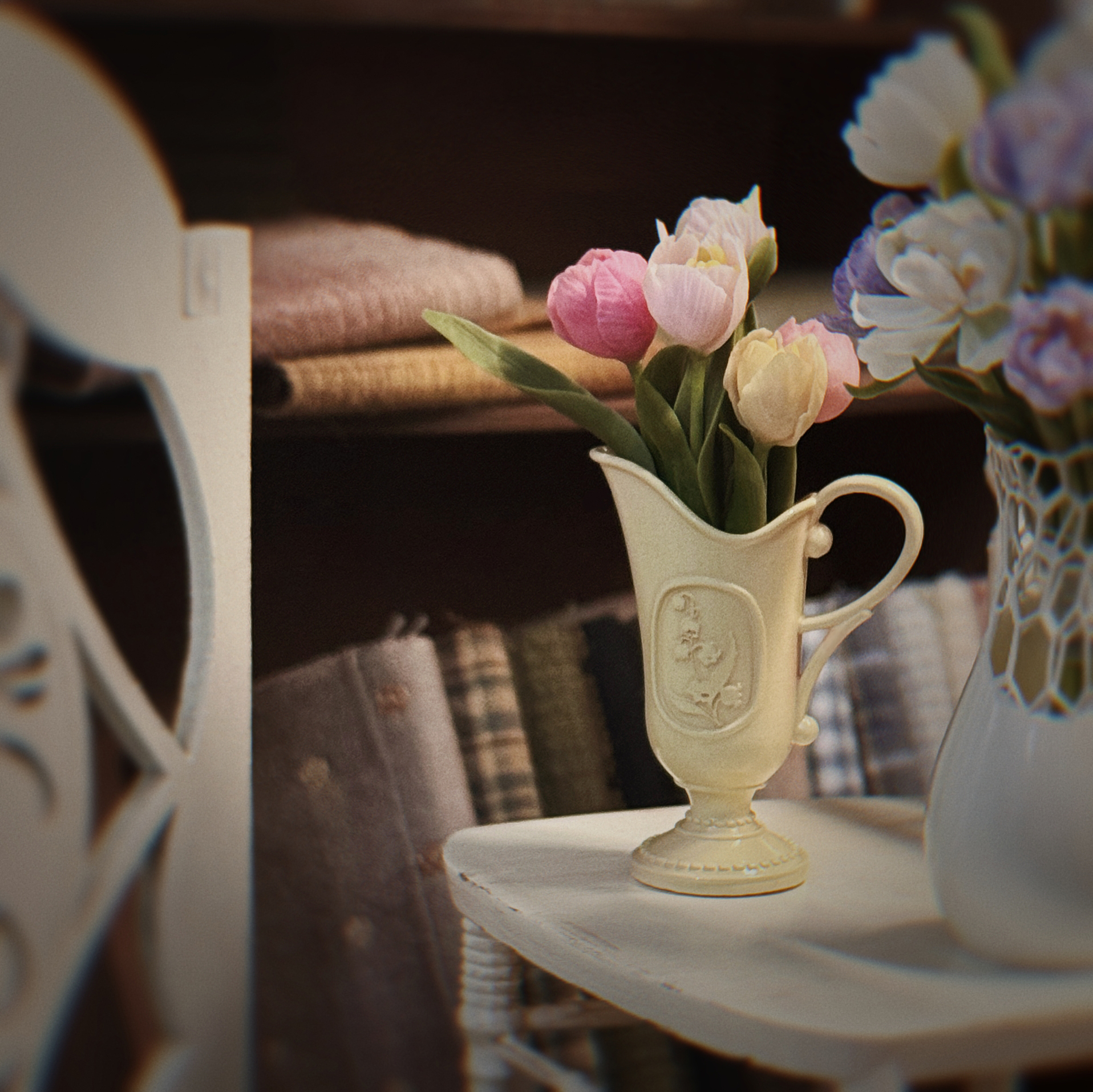 Doll House，dollhouse，Miniature model，fingertip，Handmade，Painting，