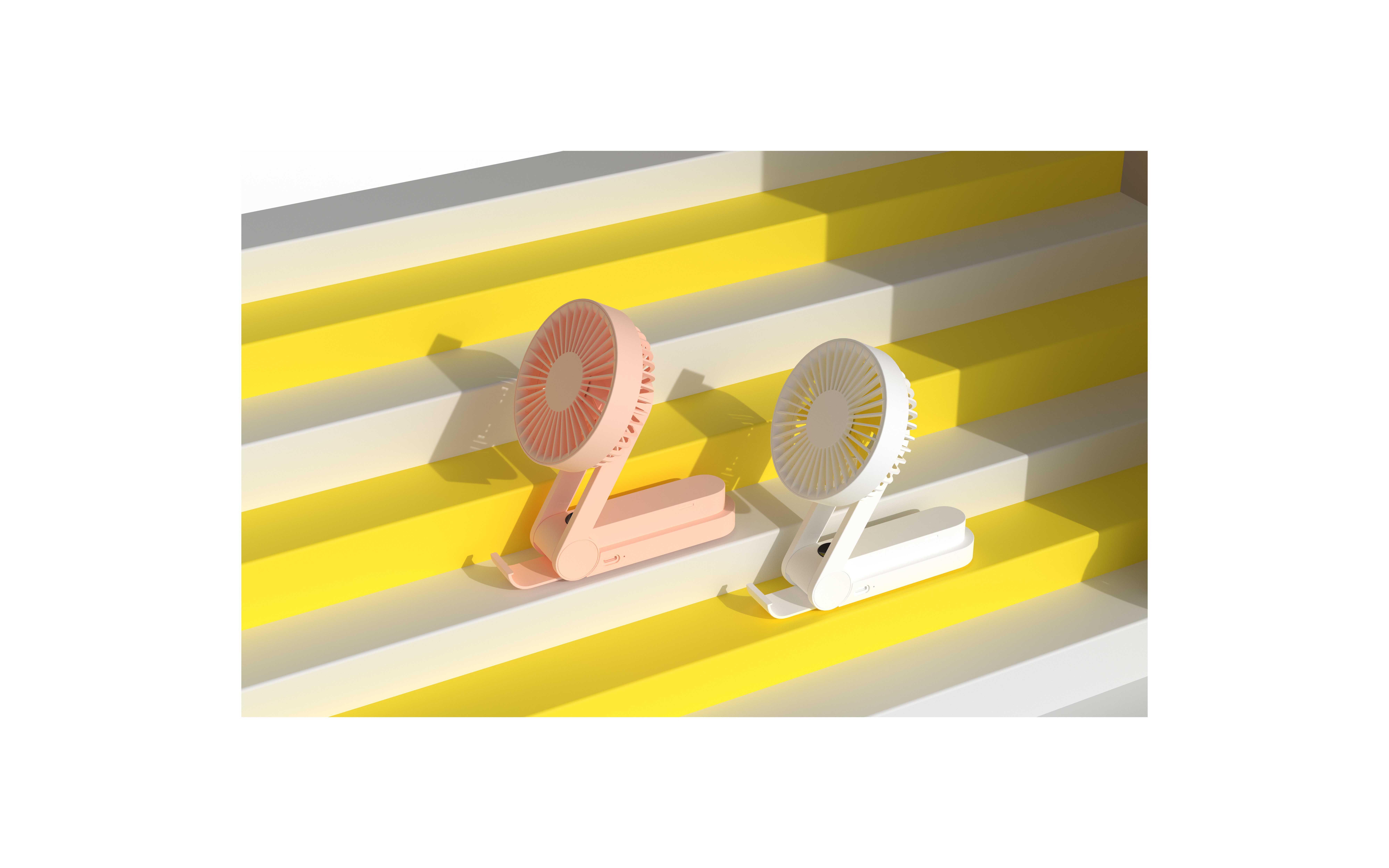 Bracket hand-held fan，