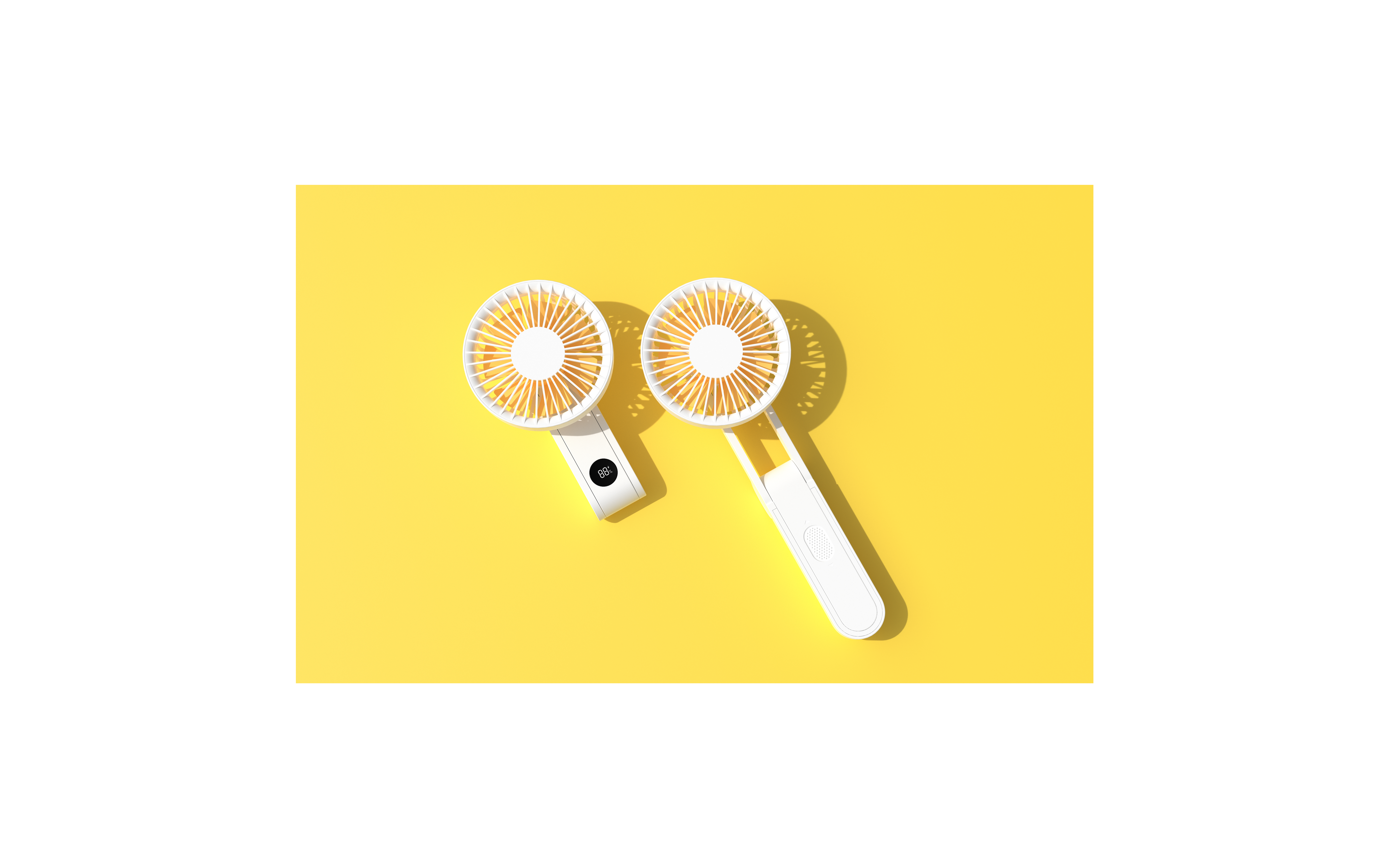 Bracket hand-held fan，