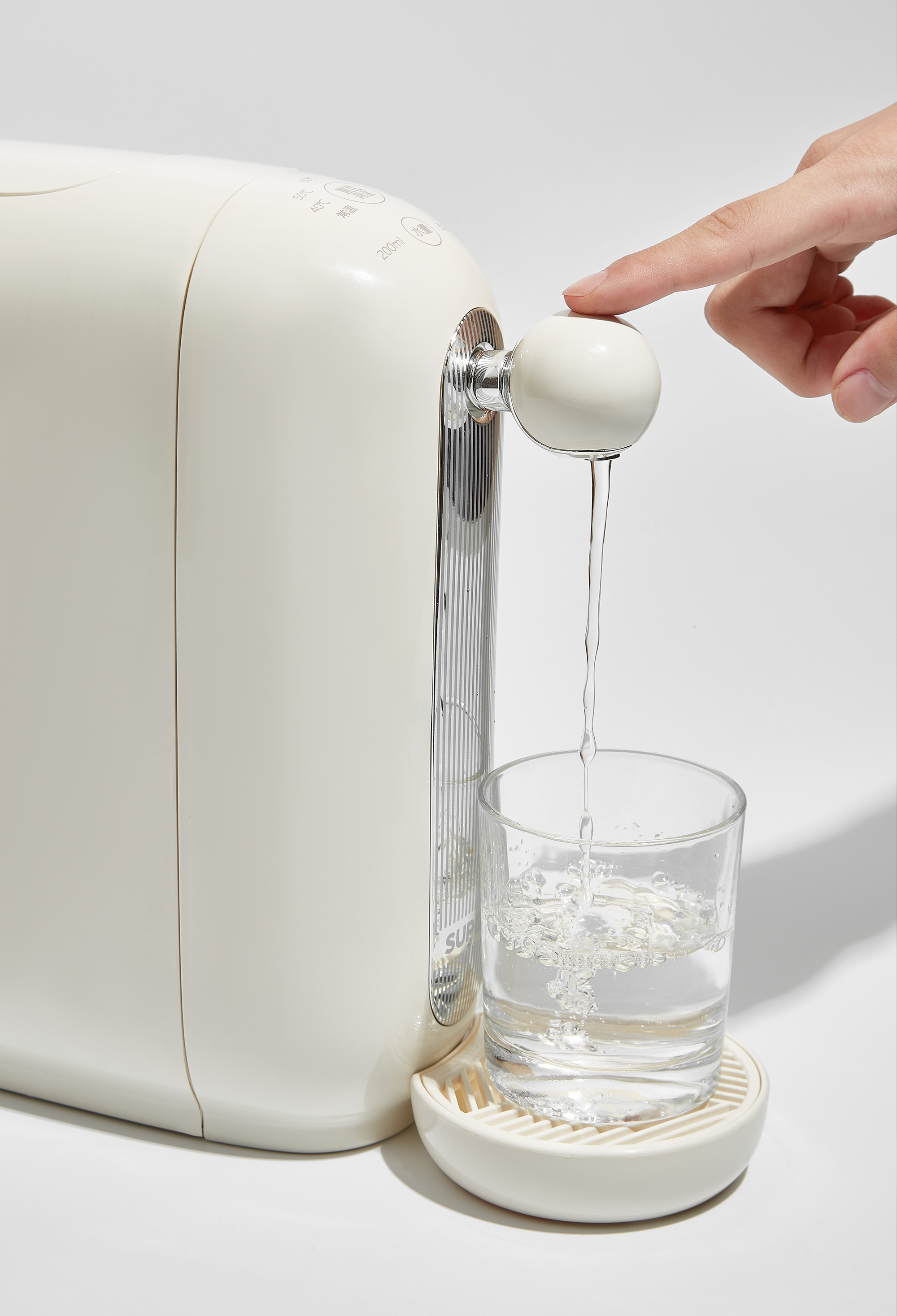 Retro，Stars with the same style，Small round head control，Instant hot water dispenser，