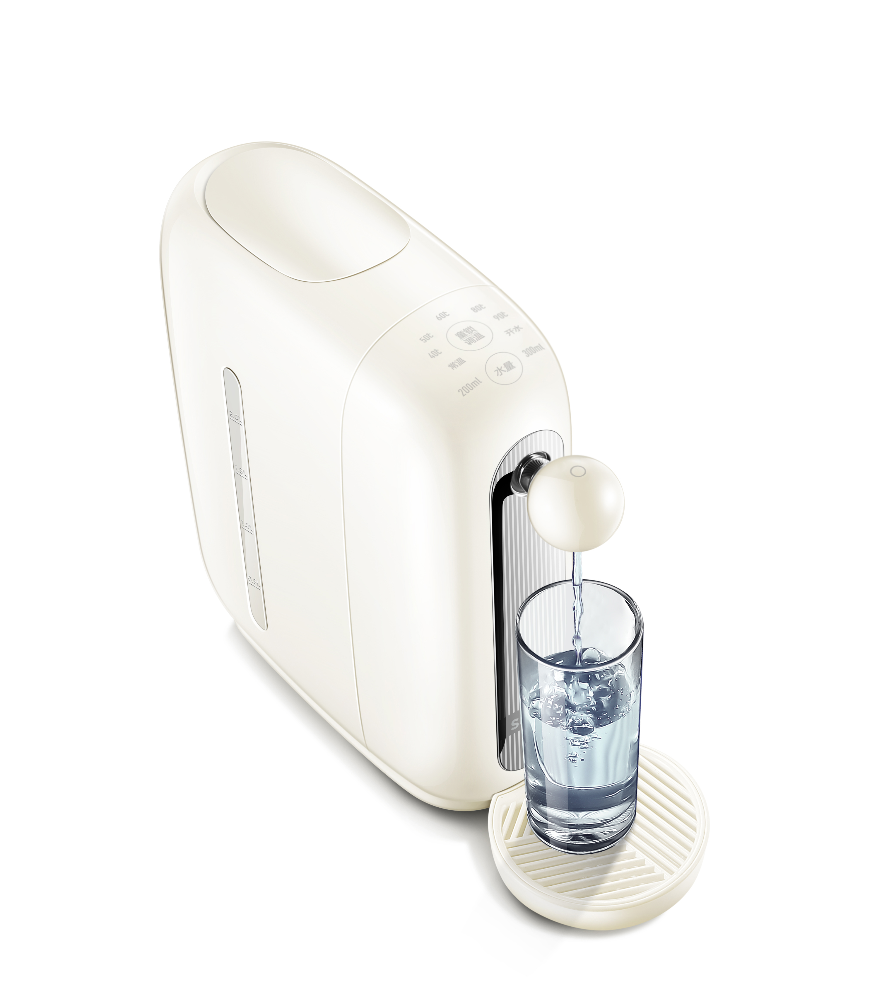 Retro，Stars with the same style，Small round head control，Instant hot water dispenser，