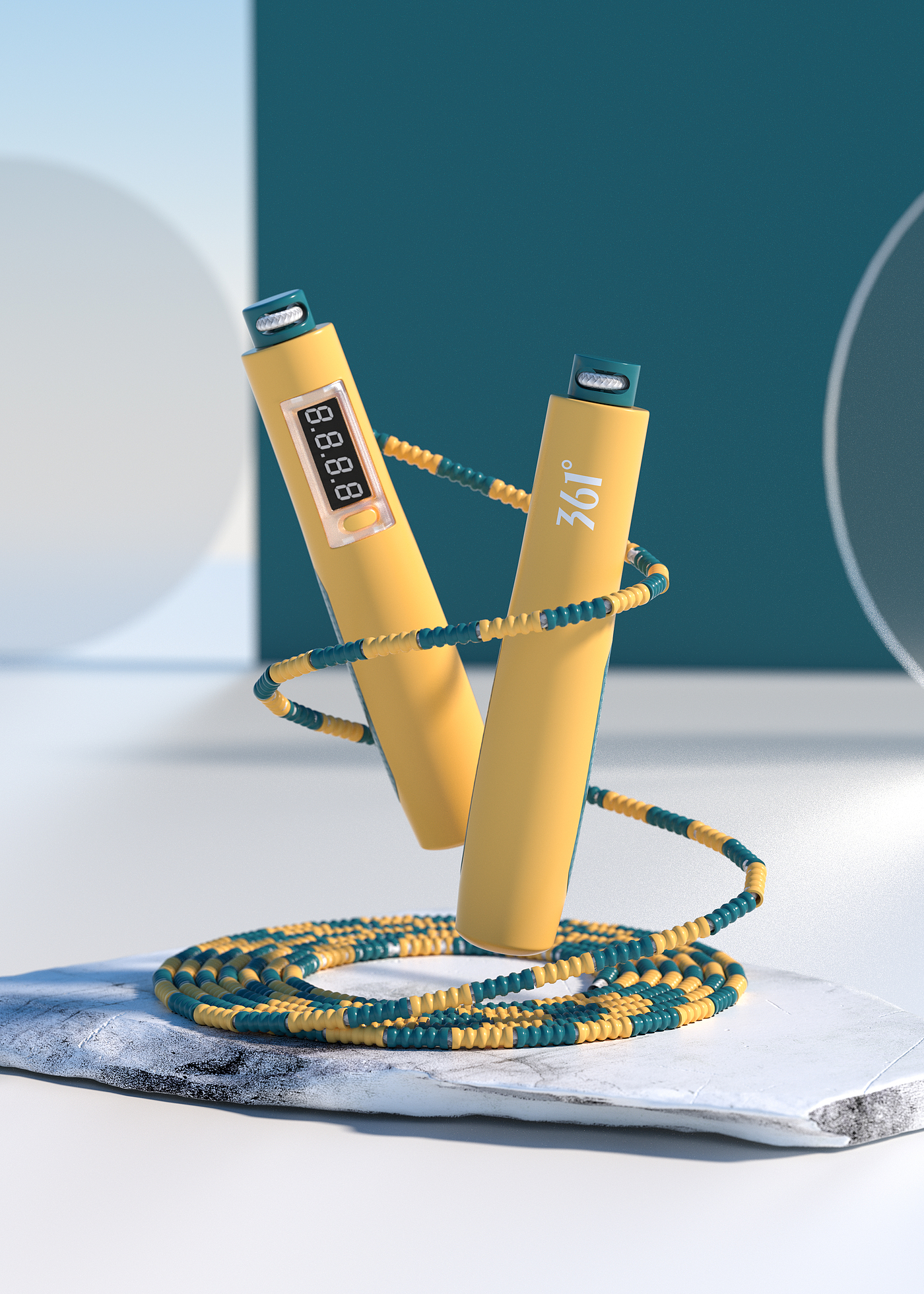 Product modeling，Product rendering，skipping rope，three-dimensional，c4d，oc，online retailers，