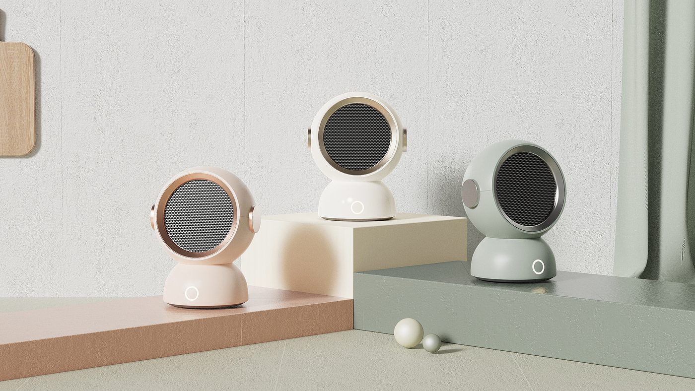 industrial design，Air heater，household electrical appliances，Appearance design，