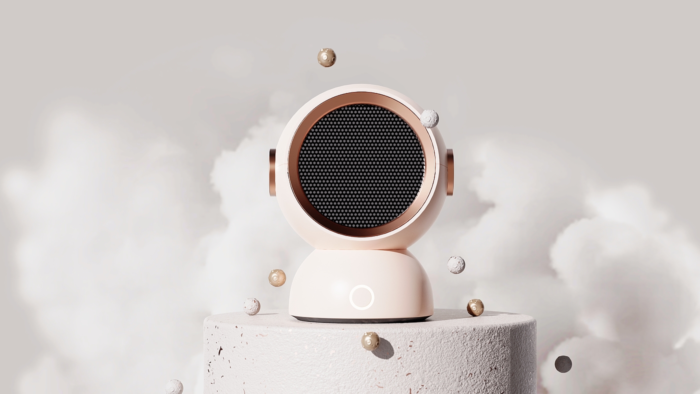 industrial design，Air heater，household electrical appliances，Appearance design，