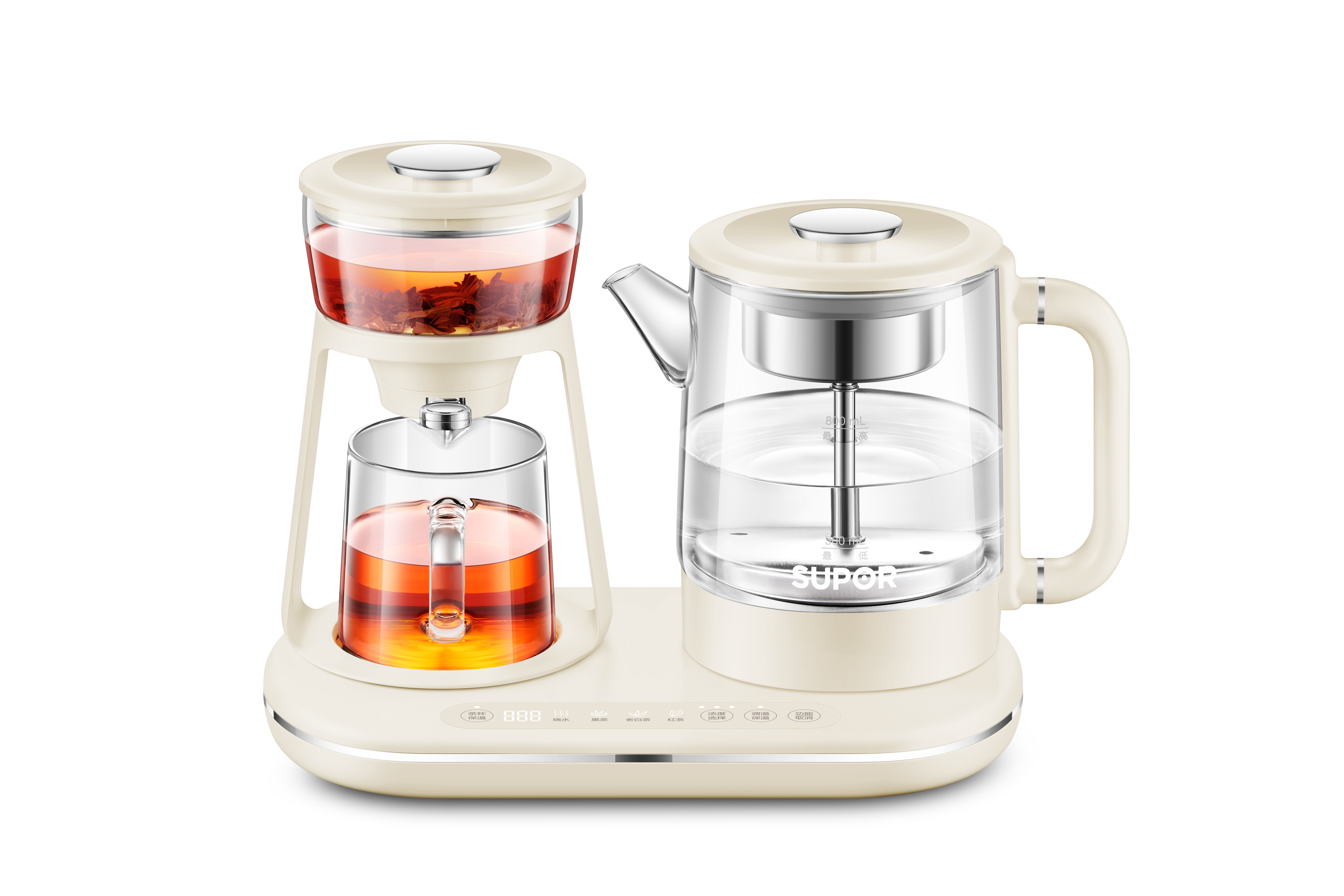 Light luxury retro，make tea make tea，a good pot of tea，