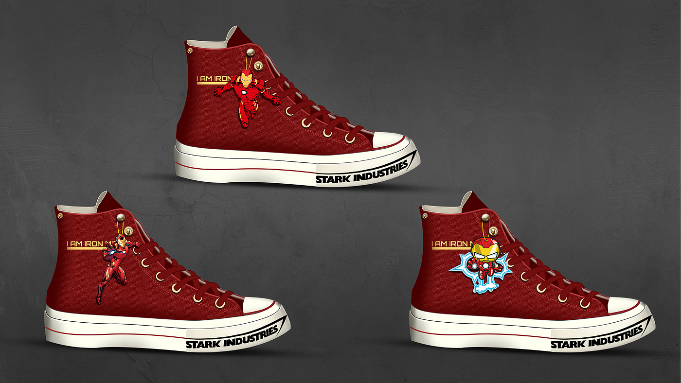 shoes，Iron Man，Marvel，jointly，