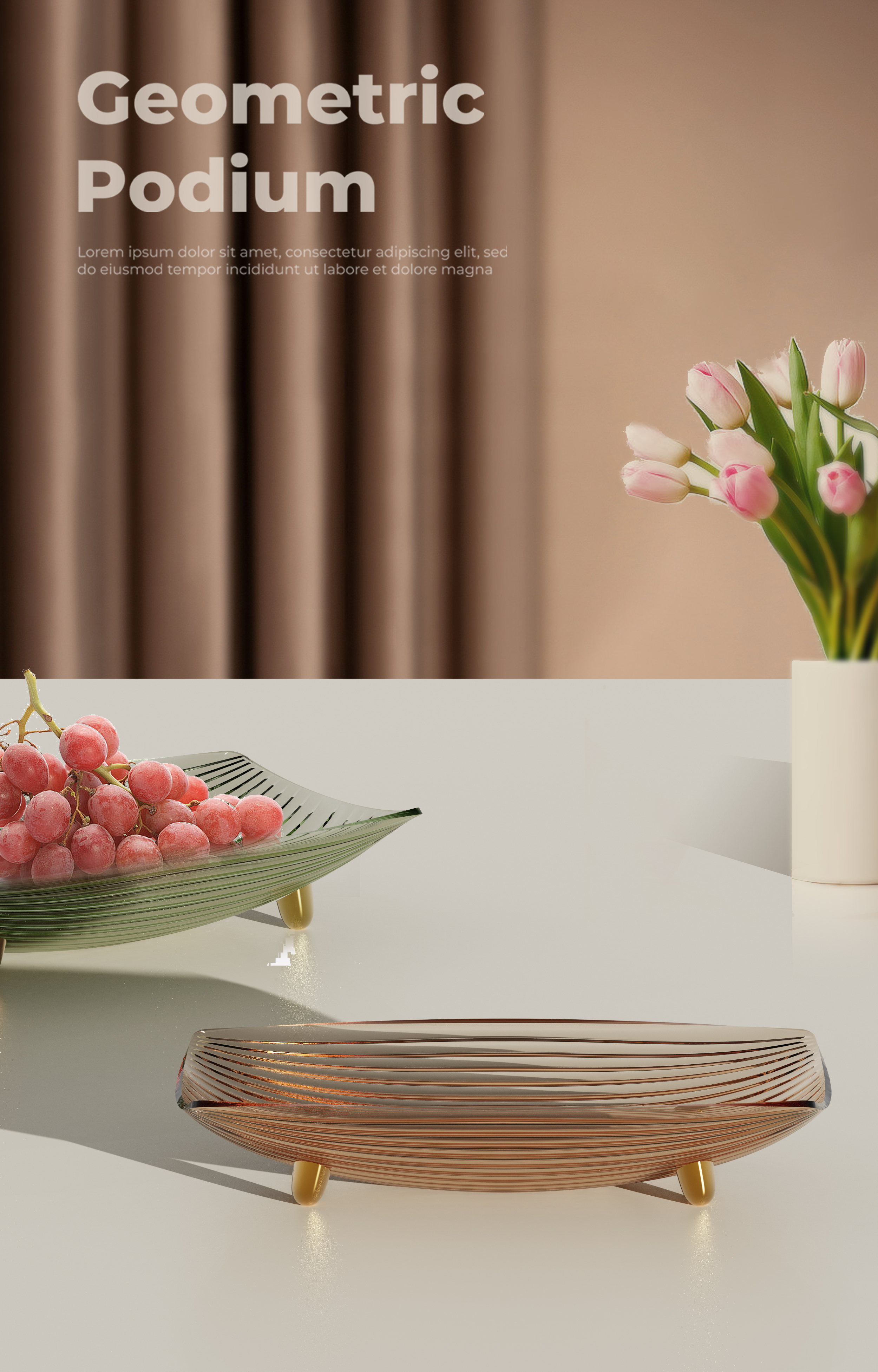 Fruit tray，transparent，texture，Home design，