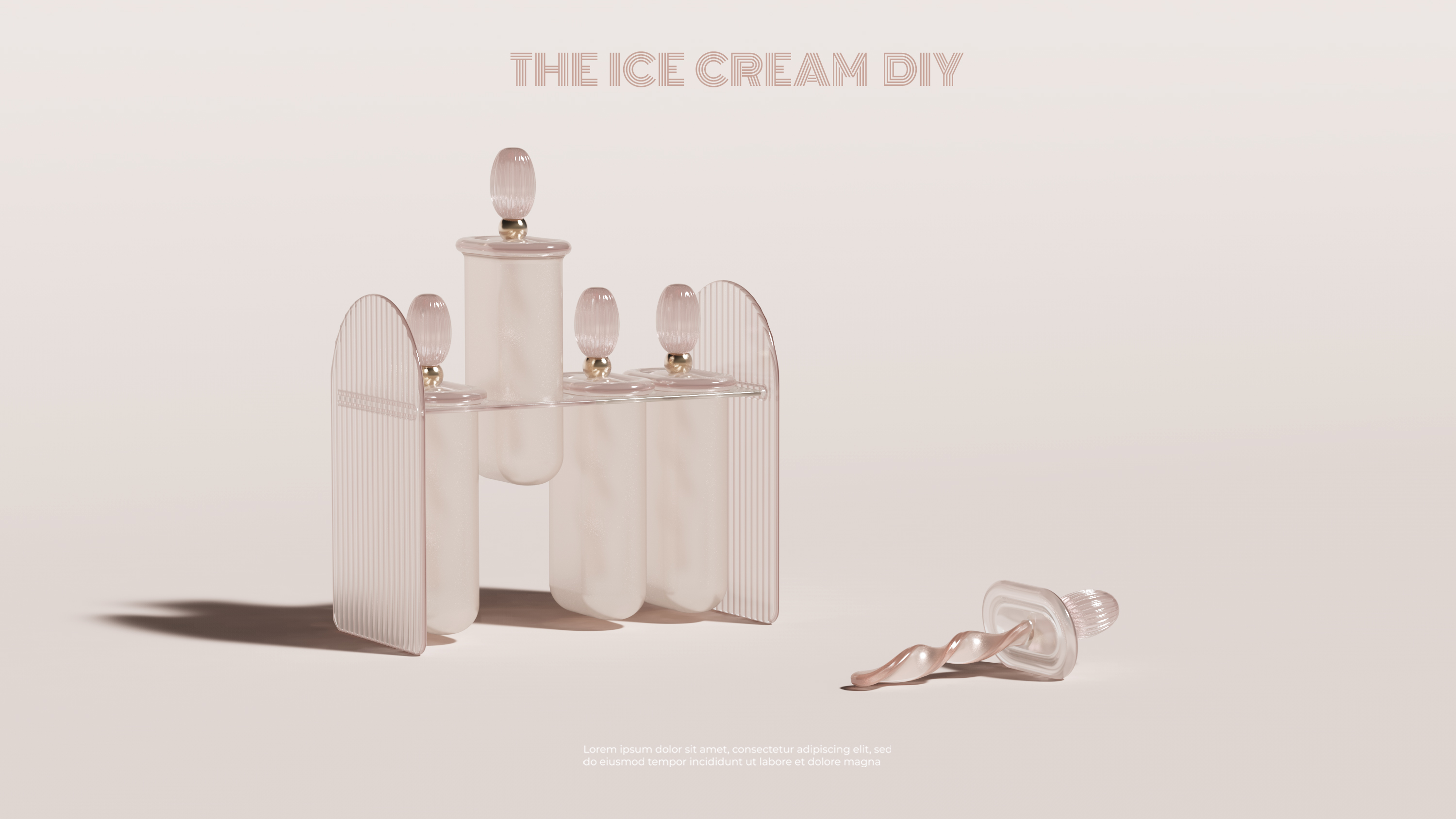 Ice cream，Light luxury，female sex，