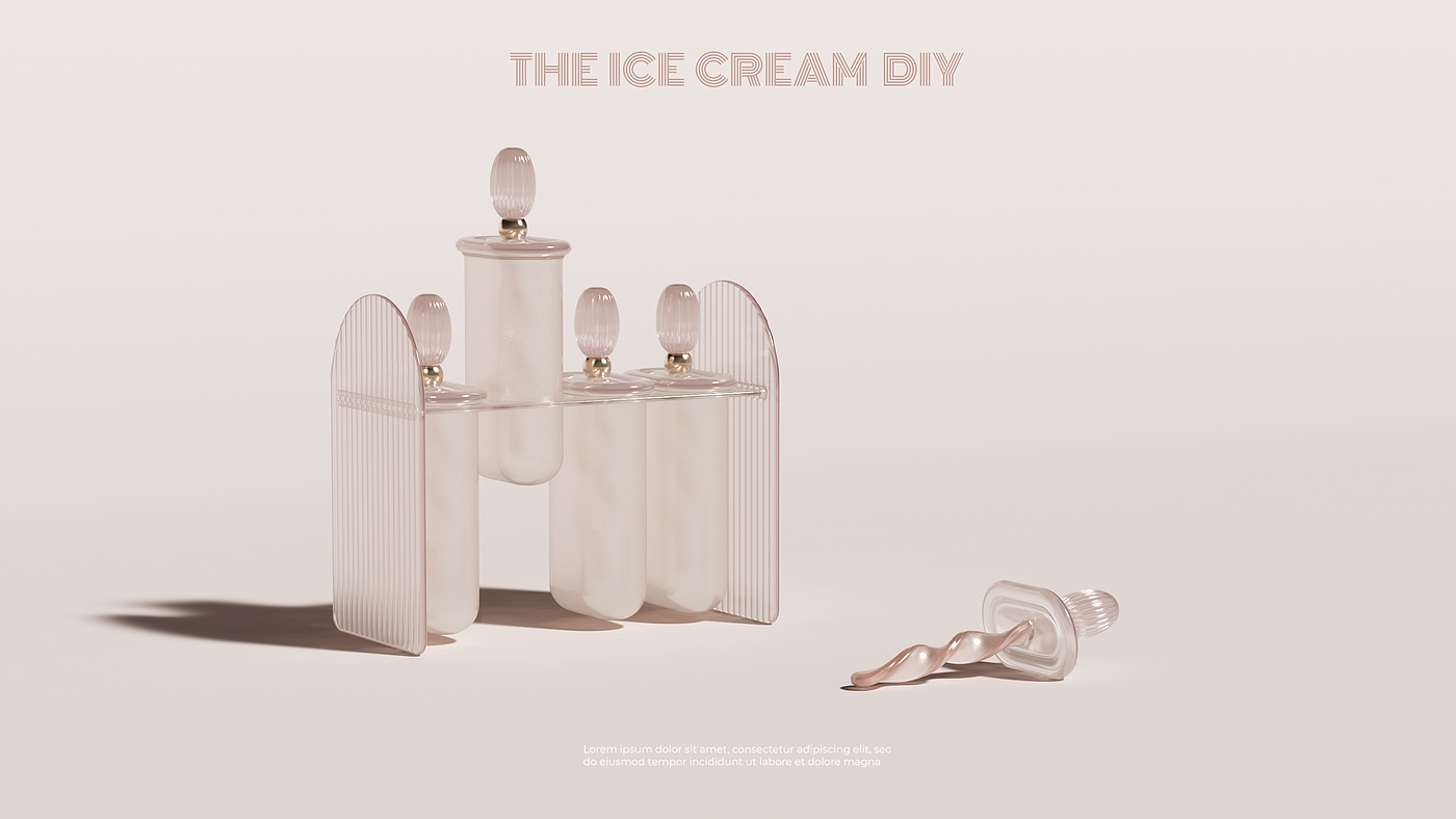 Ice cream，Light luxury，female sex，