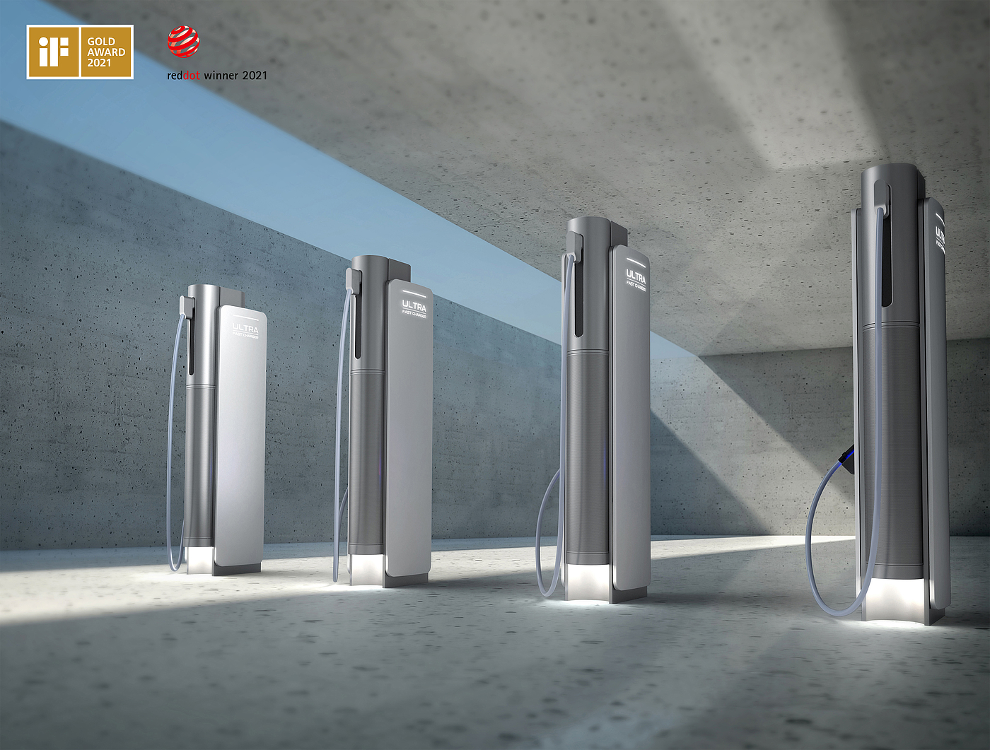 Modern automobile，E-pit，Ultra Fast Charger，