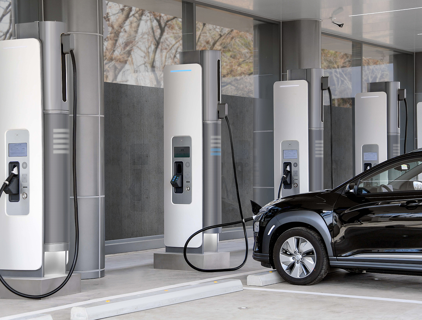 Modern automobile，E-pit，Ultra Fast Charger，