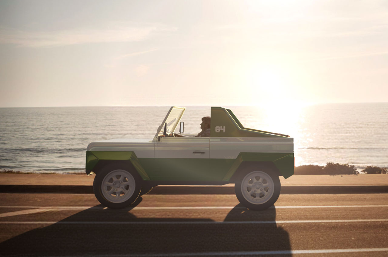 AR windshield，retro futurism ，Electric，suv，