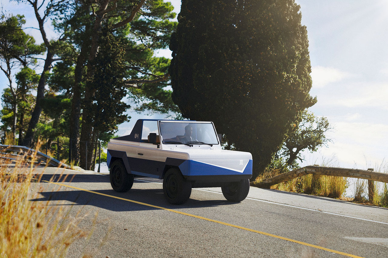 AR windshield，retro futurism ，Electric，suv，