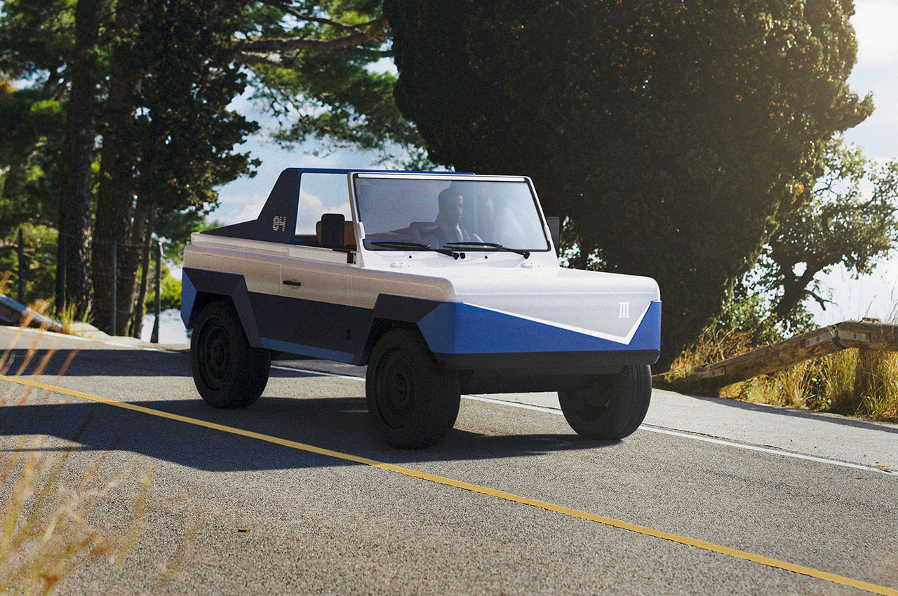 AR windshield，retro futurism ，Electric，suv，