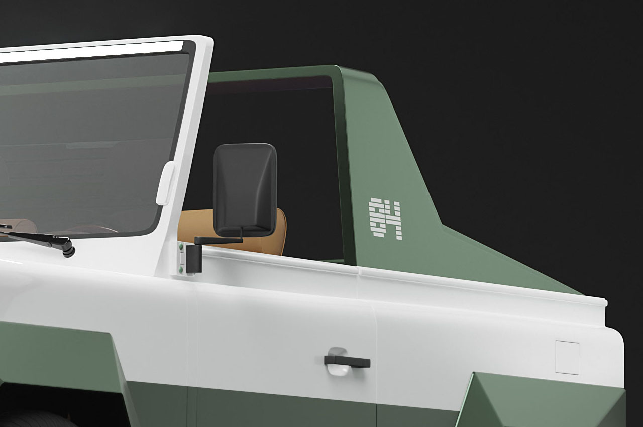 AR windshield，retro futurism ，Electric，suv，