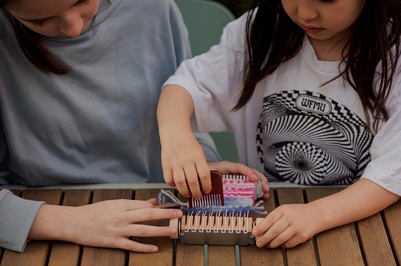 Portable，loom，weave，Handicrafts，