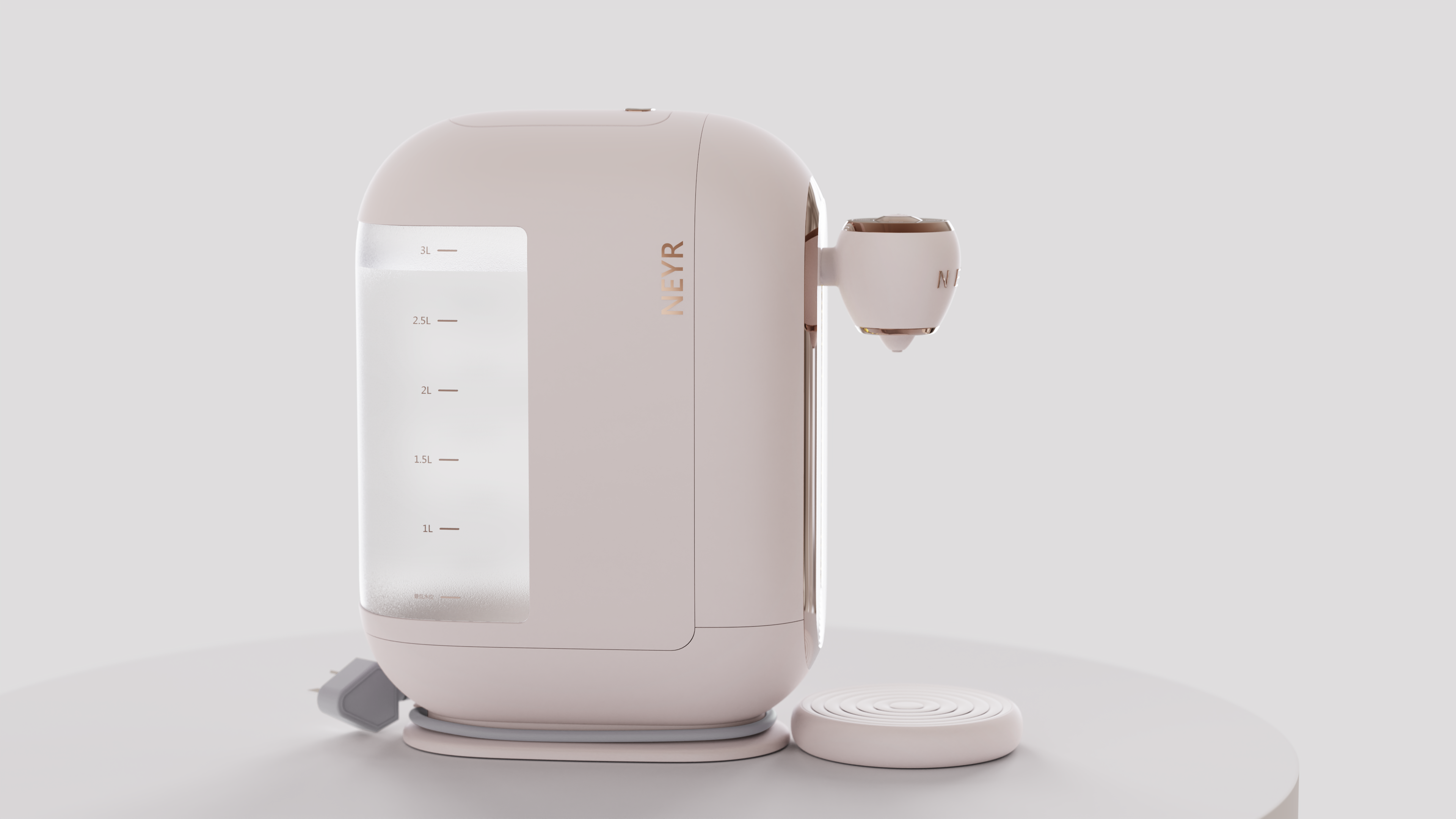 Small water dispenser，Instant Hot Drinker，Home products，Appearance design，Simplicity，Retro，