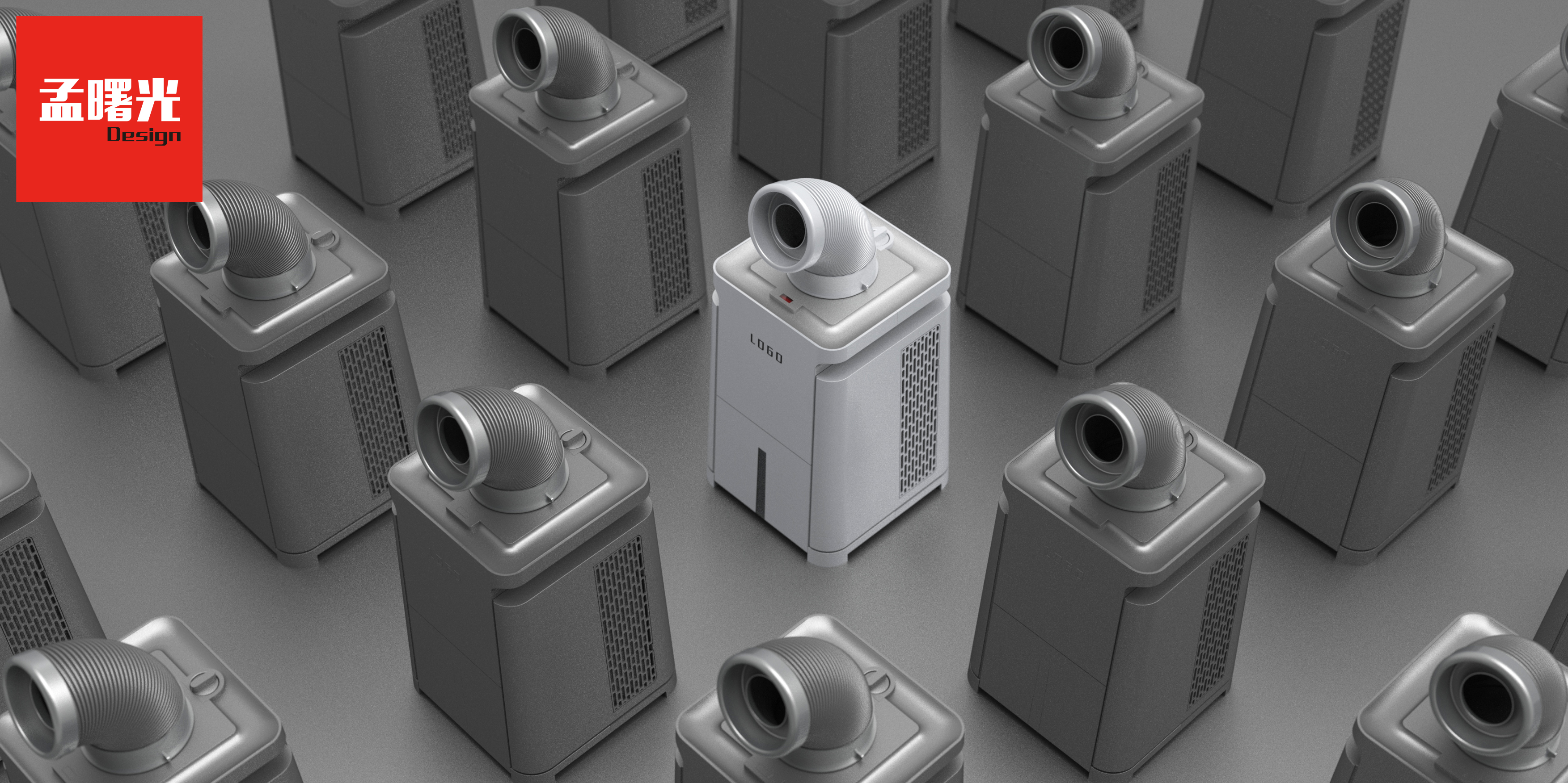 Air conditioning design，product design，industrial design，Japanese design，Home appliance design，