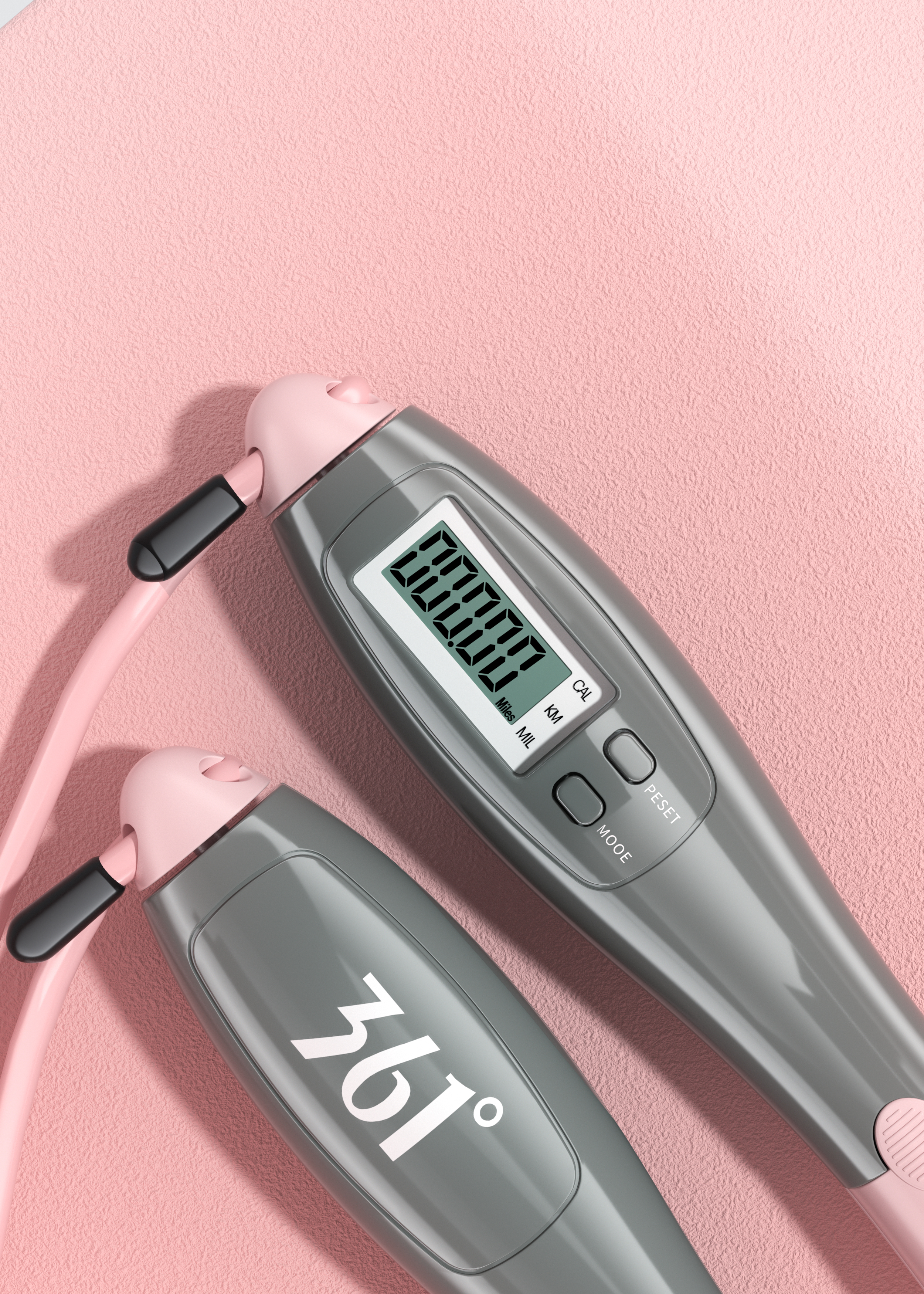 Product modeling，Product rendering，c4d，oc，3d，online retailers，skipping rope，three-dimensional，