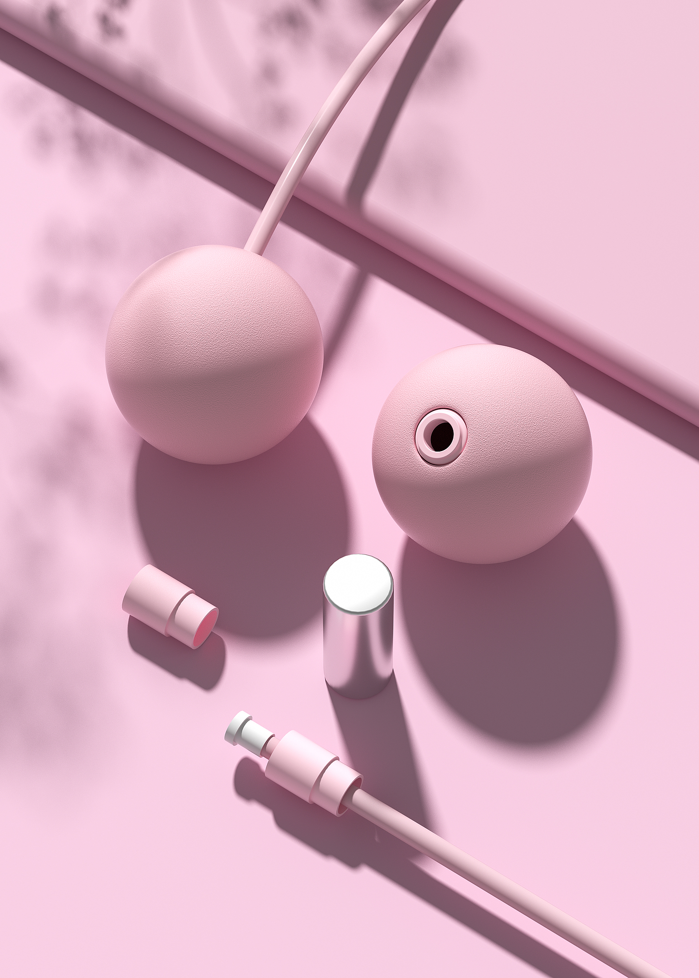 Product modeling，Product rendering，c4d，oc，3d，online retailers，skipping rope，three-dimensional，