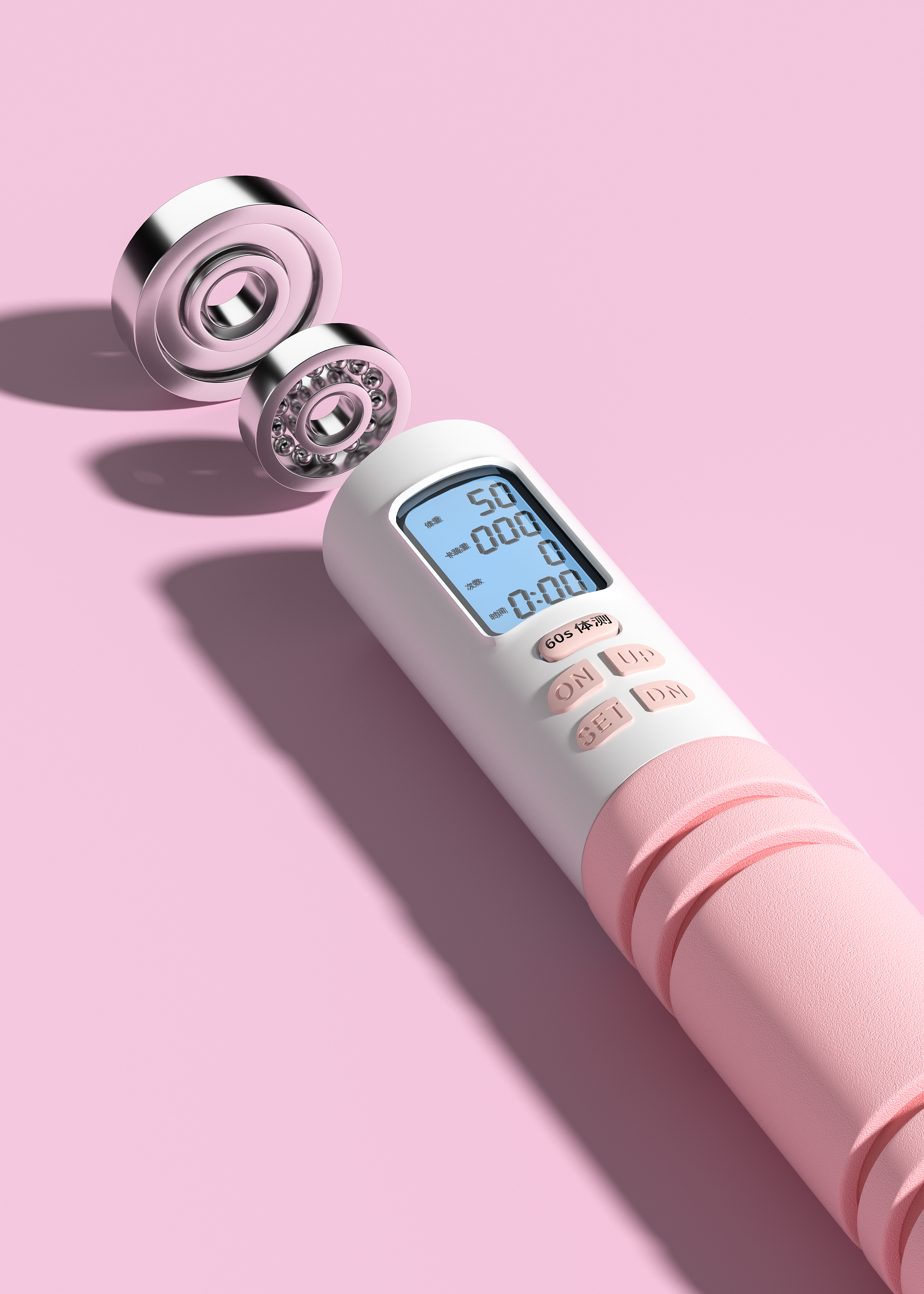 Product modeling，Product rendering，c4d，oc，3d，online retailers，skipping rope，three-dimensional，