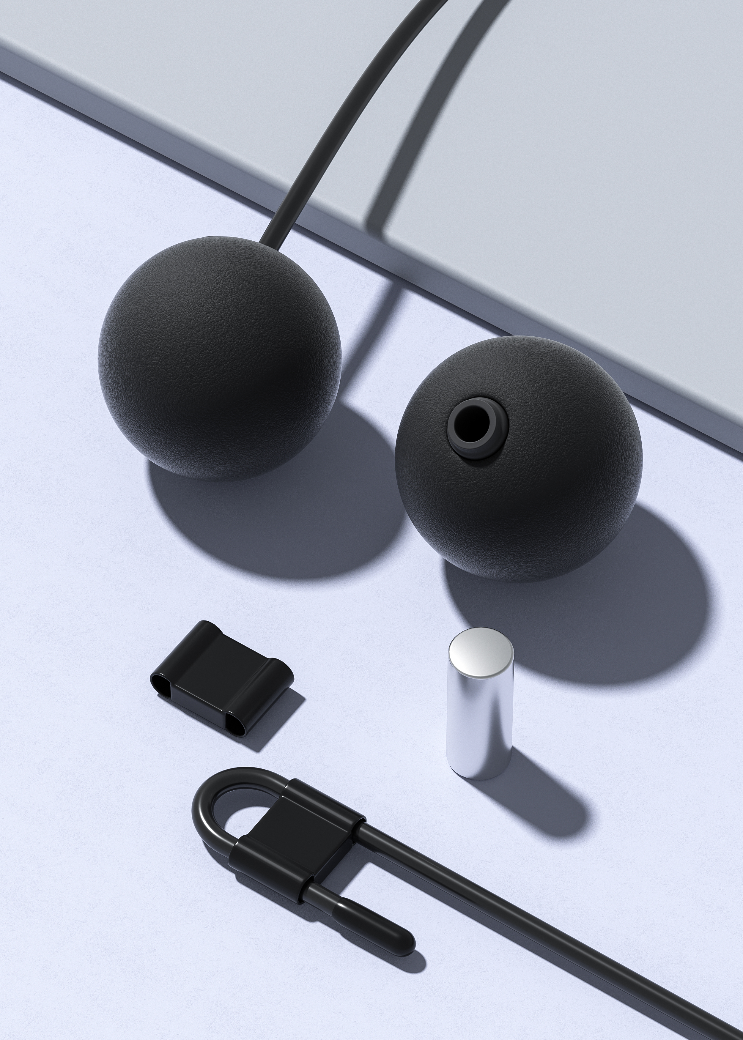 Product modeling，Product rendering，c4d，oc，3d，online retailers，skipping rope，three-dimensional，