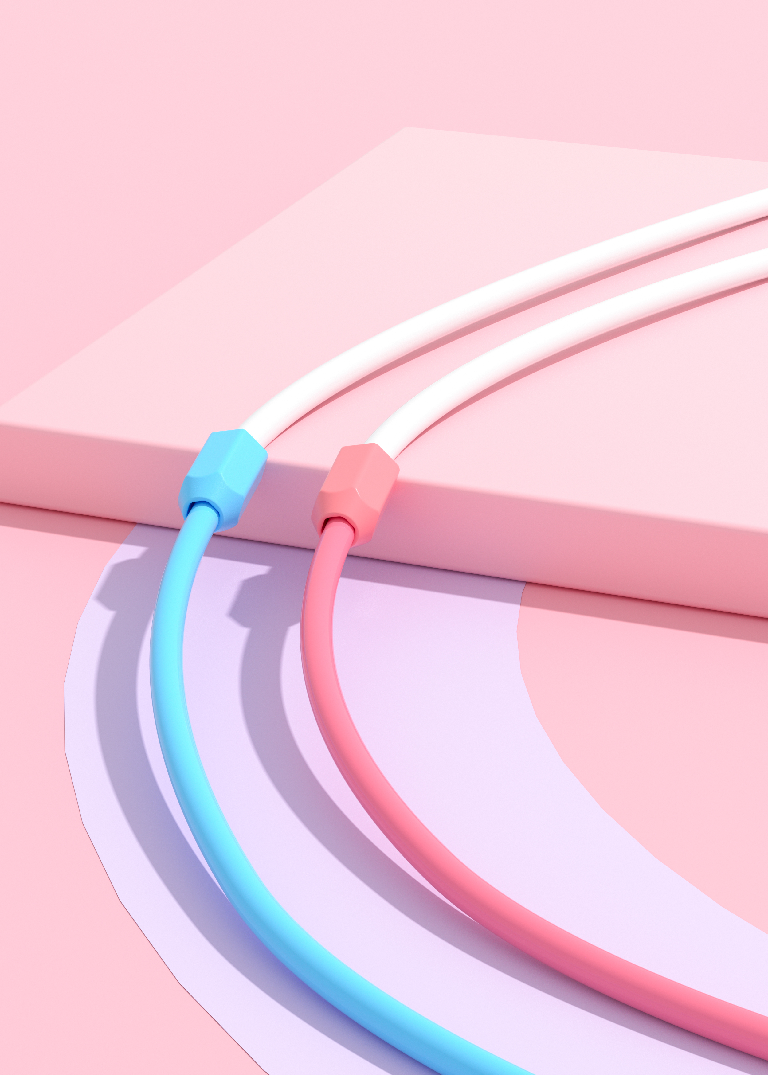 Product modeling，Product rendering，c4d，oc，3d，online retailers，skipping rope，three-dimensional，