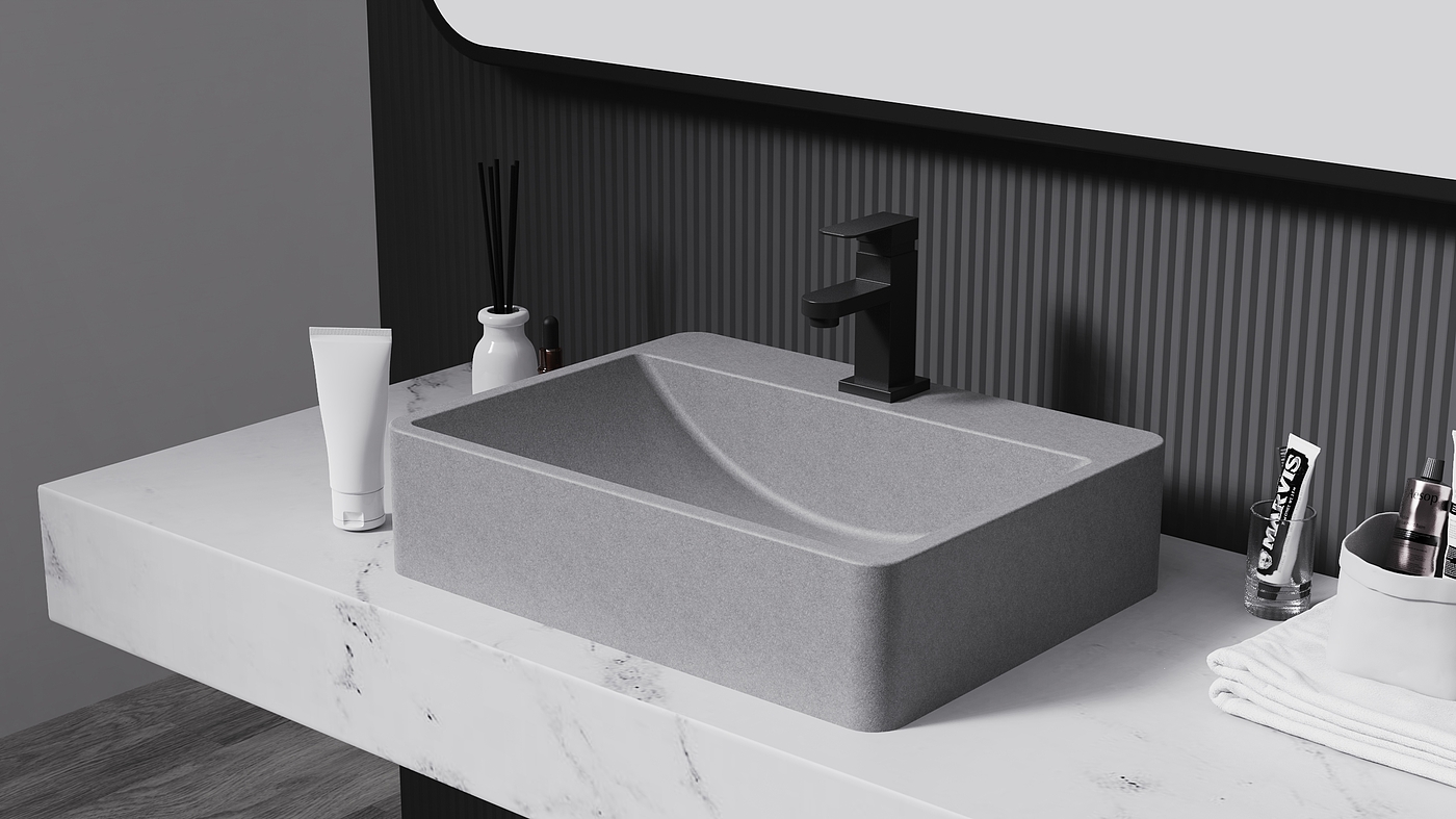 Basin，cement，