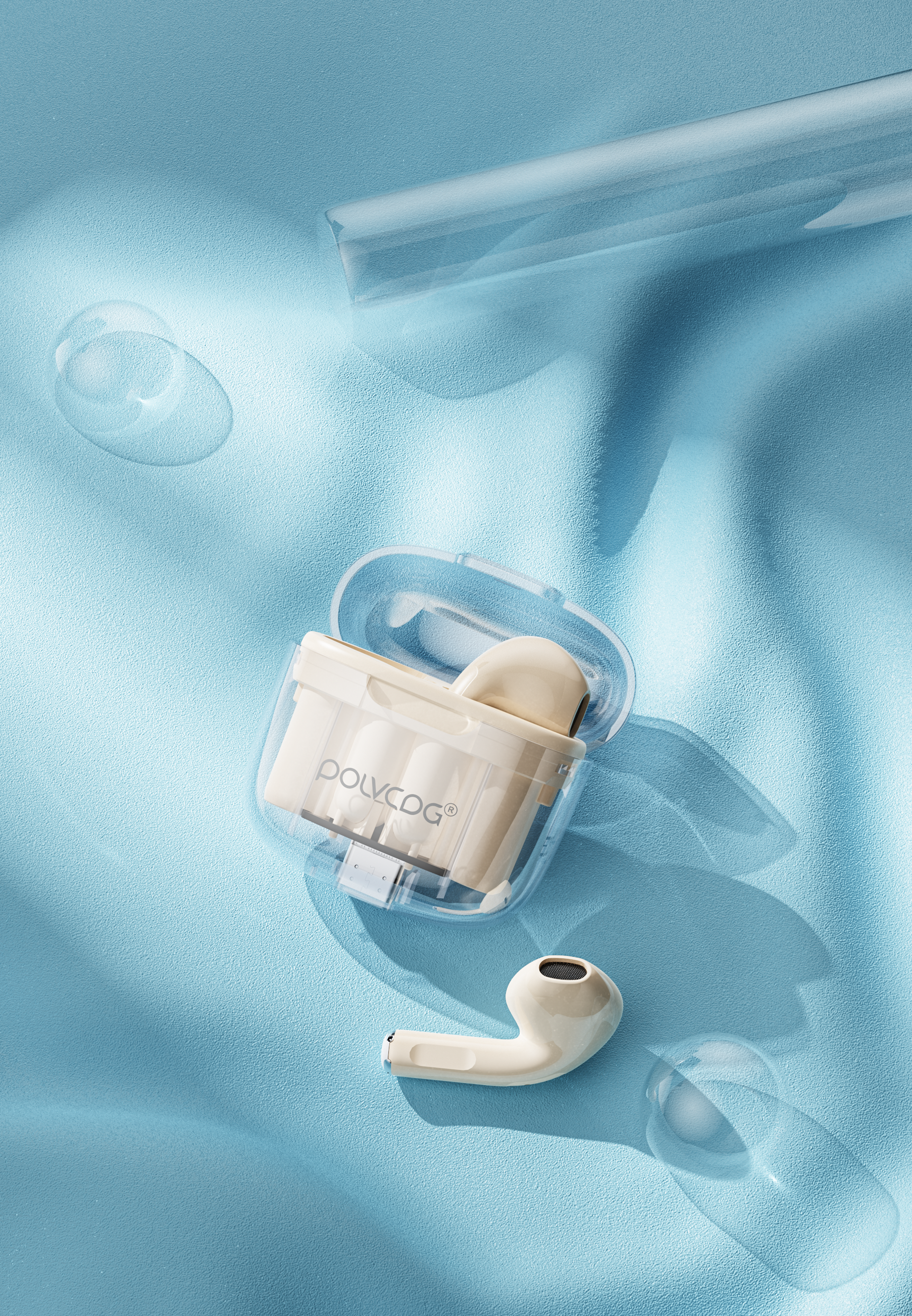 Original works，3D rendering，electronic product，Electronics，Bluetooth headset，headset，online retailers，Product rendering，