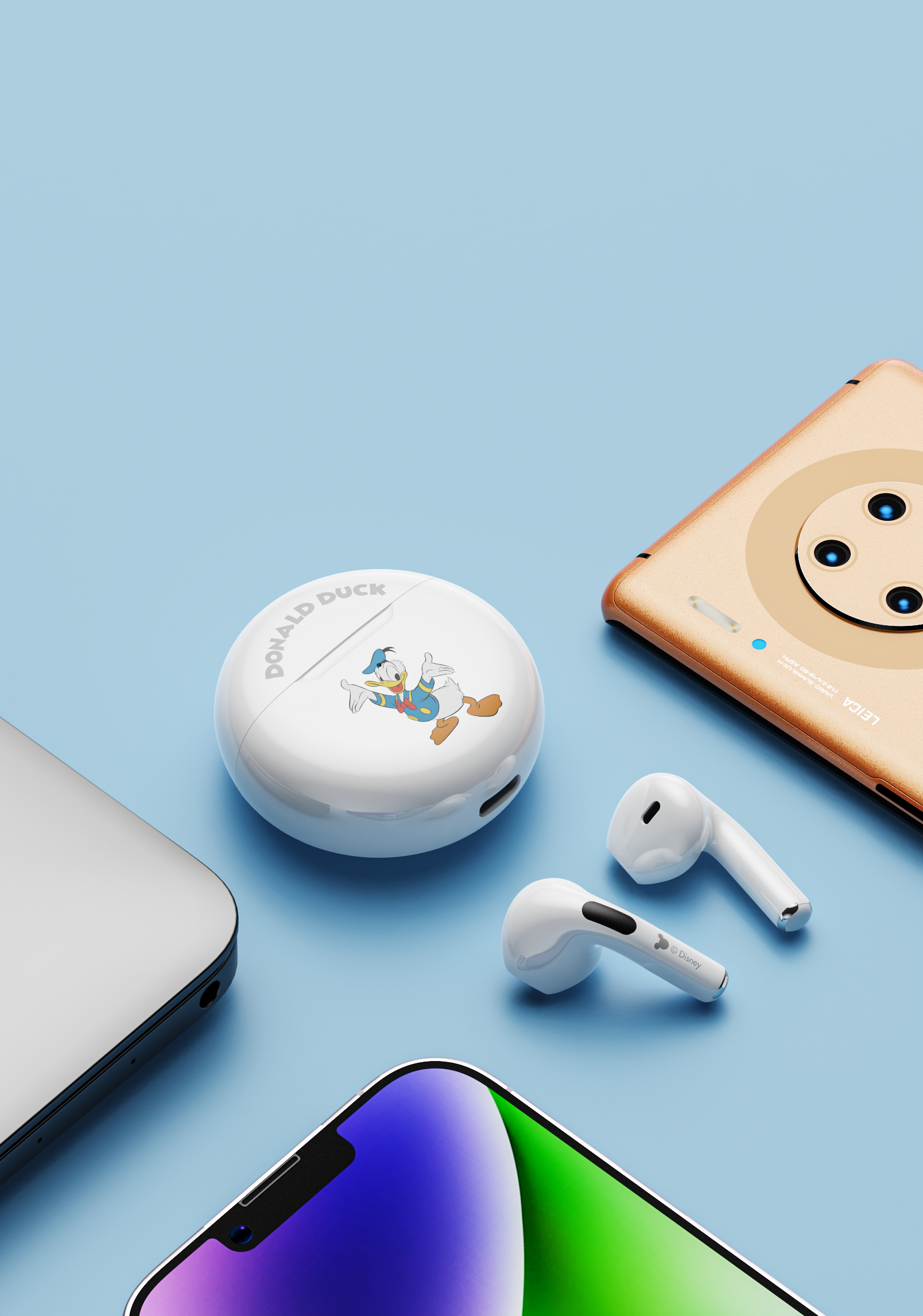 Original works，3D rendering，electronic product，Electronics，Bluetooth headset，headset，online retailers，Product rendering，