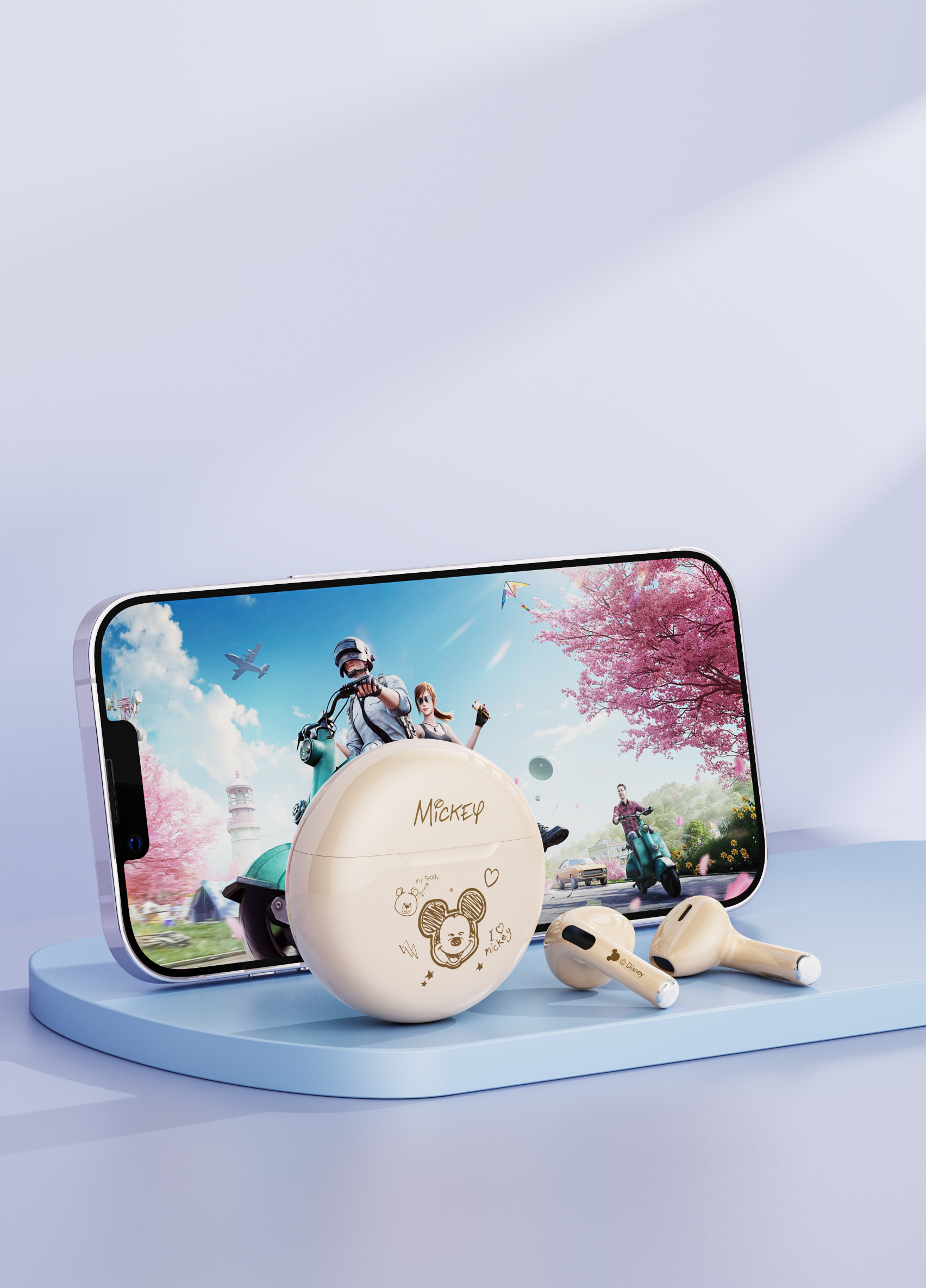 Original works，3D rendering，electronic product，Electronics，Bluetooth headset，headset，online retailers，Product rendering，