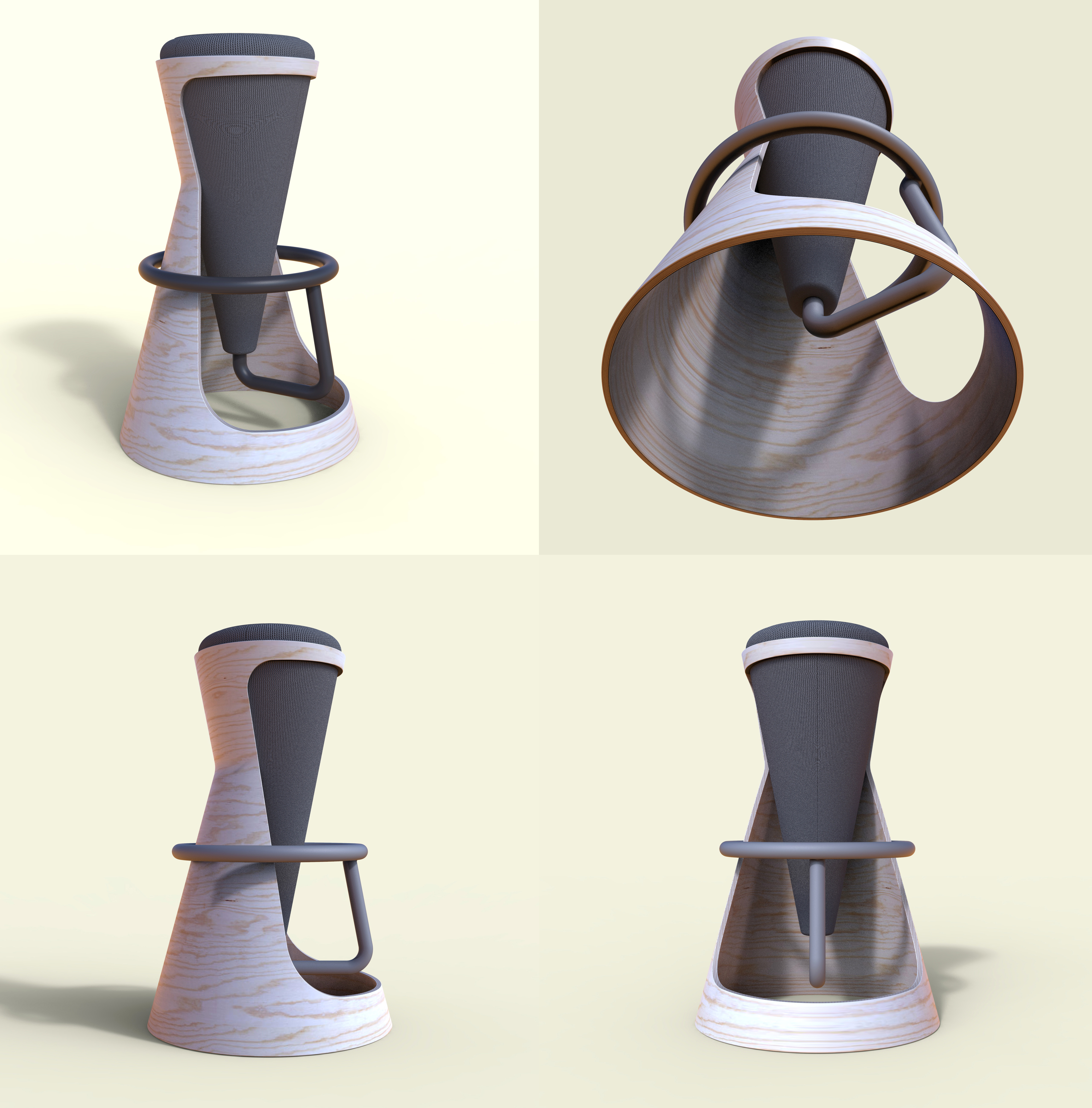 Bar stool，stool，PASKA21，