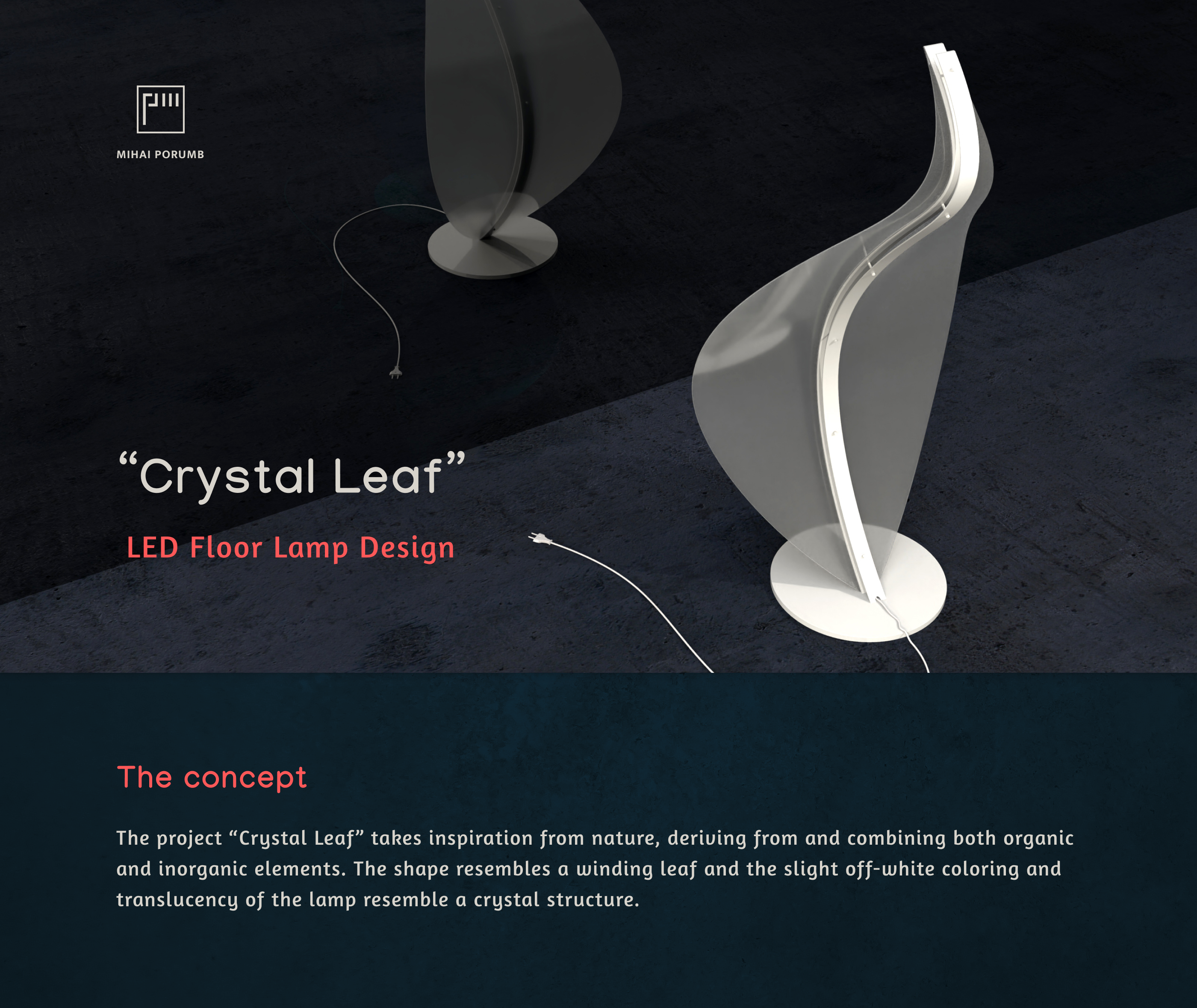"Crystal Leaf"，Project design，nature，
