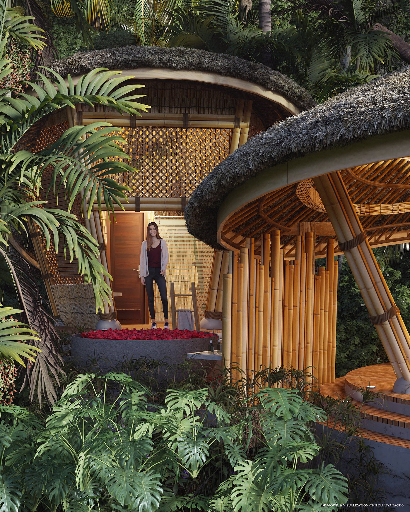 Architectural design，ecology，Vacation Villa，