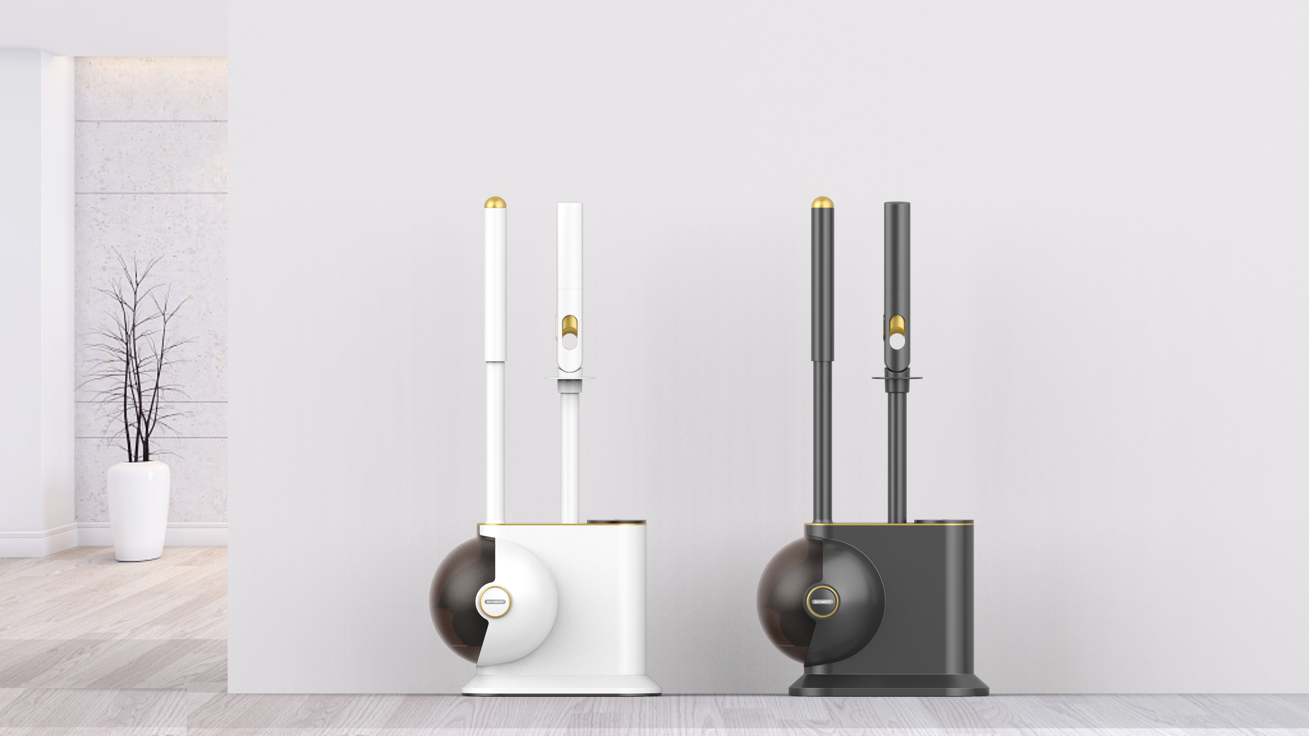 Toilet brush，Toilet suction，Overall storage，Throwable toilet brush，