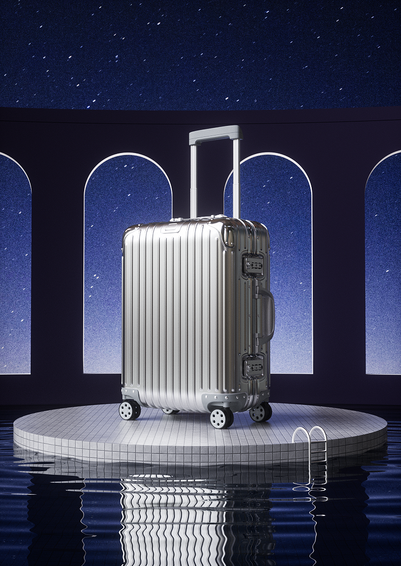 c4d，3D modeling，Product modeling，Product rendering，trunk，online retailers，